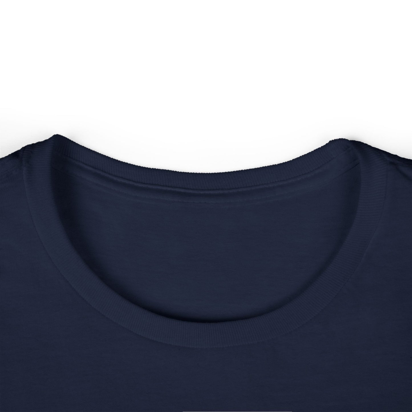 Golden Hour Wolf Women's Softstyle Tee – Amber Sentinel Silhouette