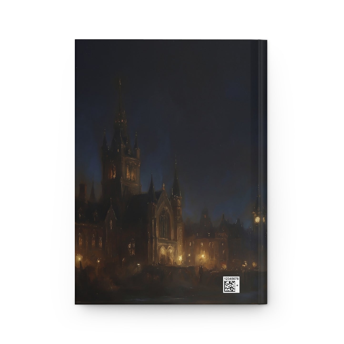 Dancing Pumpkin Spirits Hardcover Journal Matte – Midnight Ballet of Gilded Horror