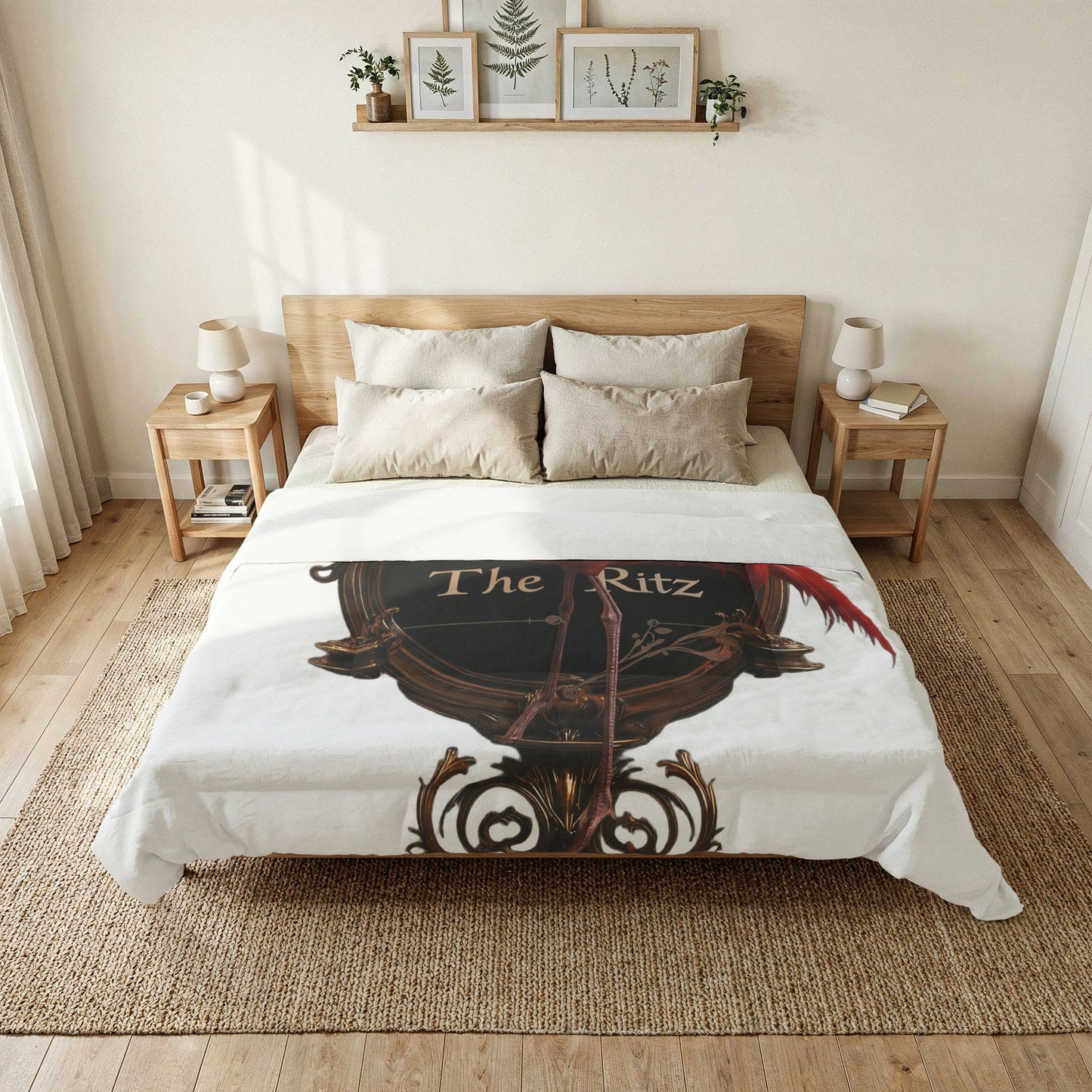 Gilded Flamingo Comforter – The Ritz Ornate Frame Design