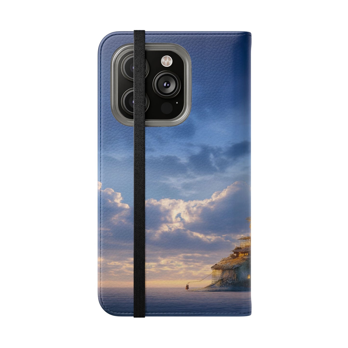 Twilight Sentinel Flip Cases – Lighthouse on a Storm-Tossed Sea