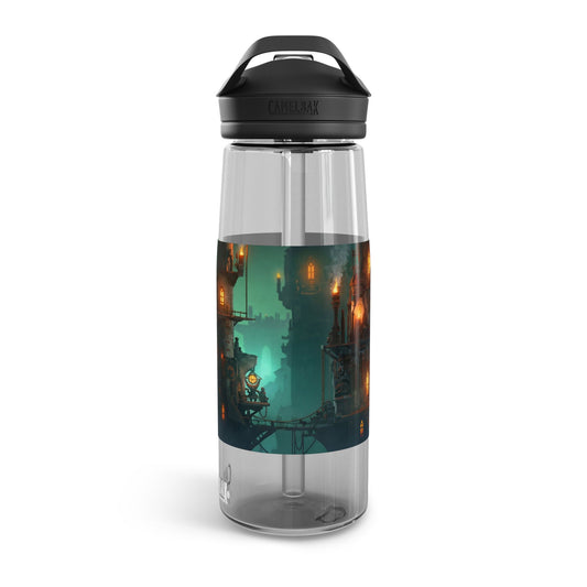 Floating City of Lanterns CamelBak Eddy® Water Bottle, 20oz\25oz – Glow in the Misty Night