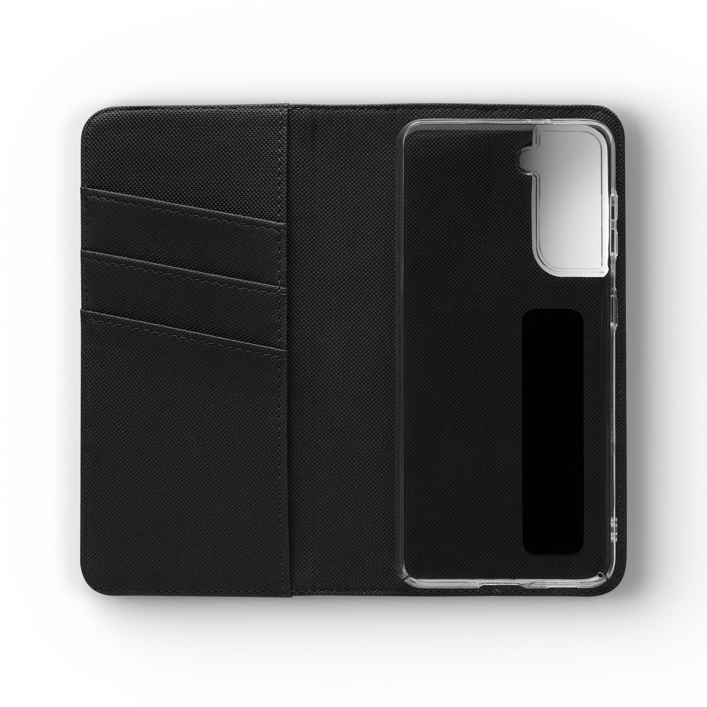 Misty Hilltop Flip Cases – Red-Haired Wanderer at Twilight