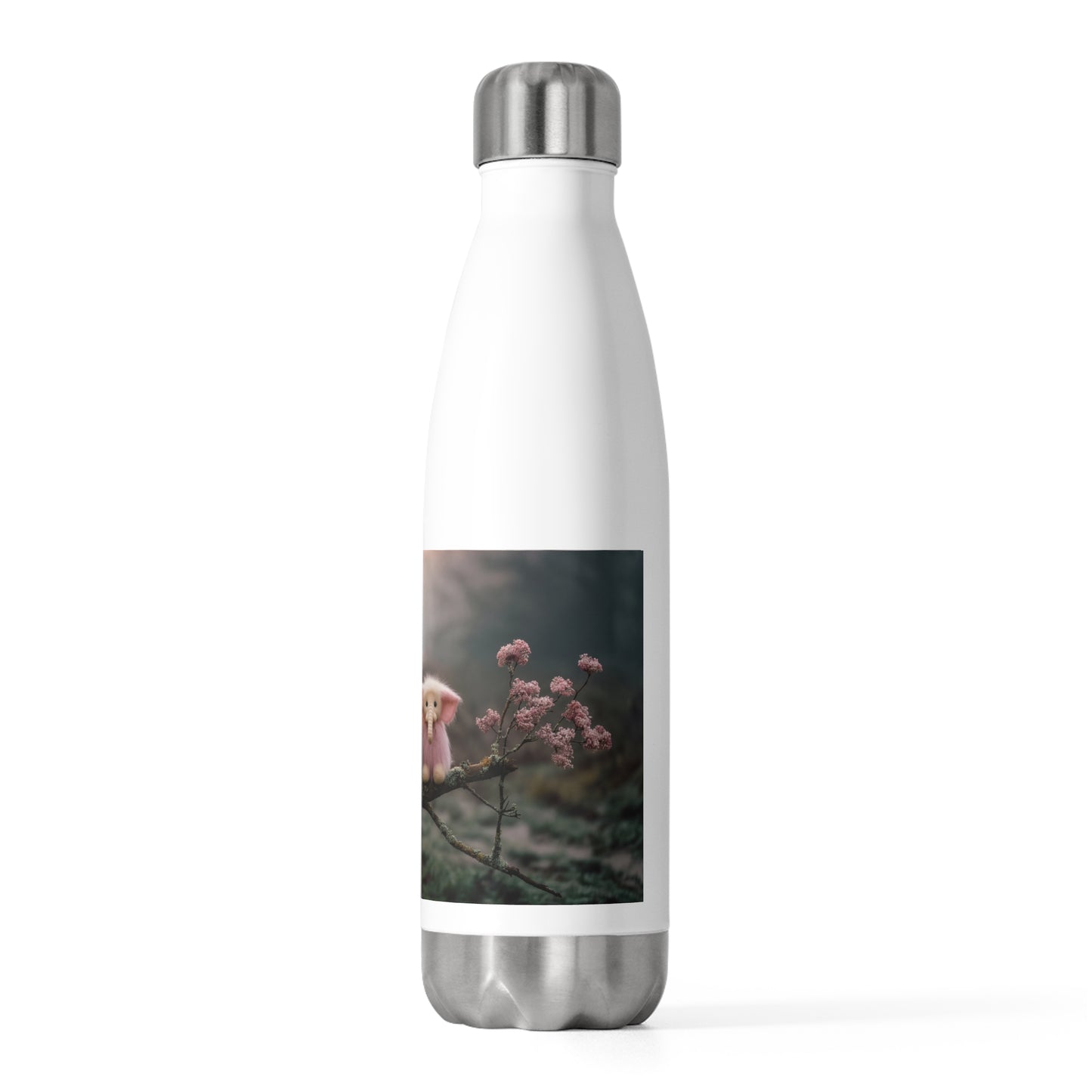 Three Furry Elephant Buddies 20oz Insulated Bottle – Dawn’s Whisper Forest Friends