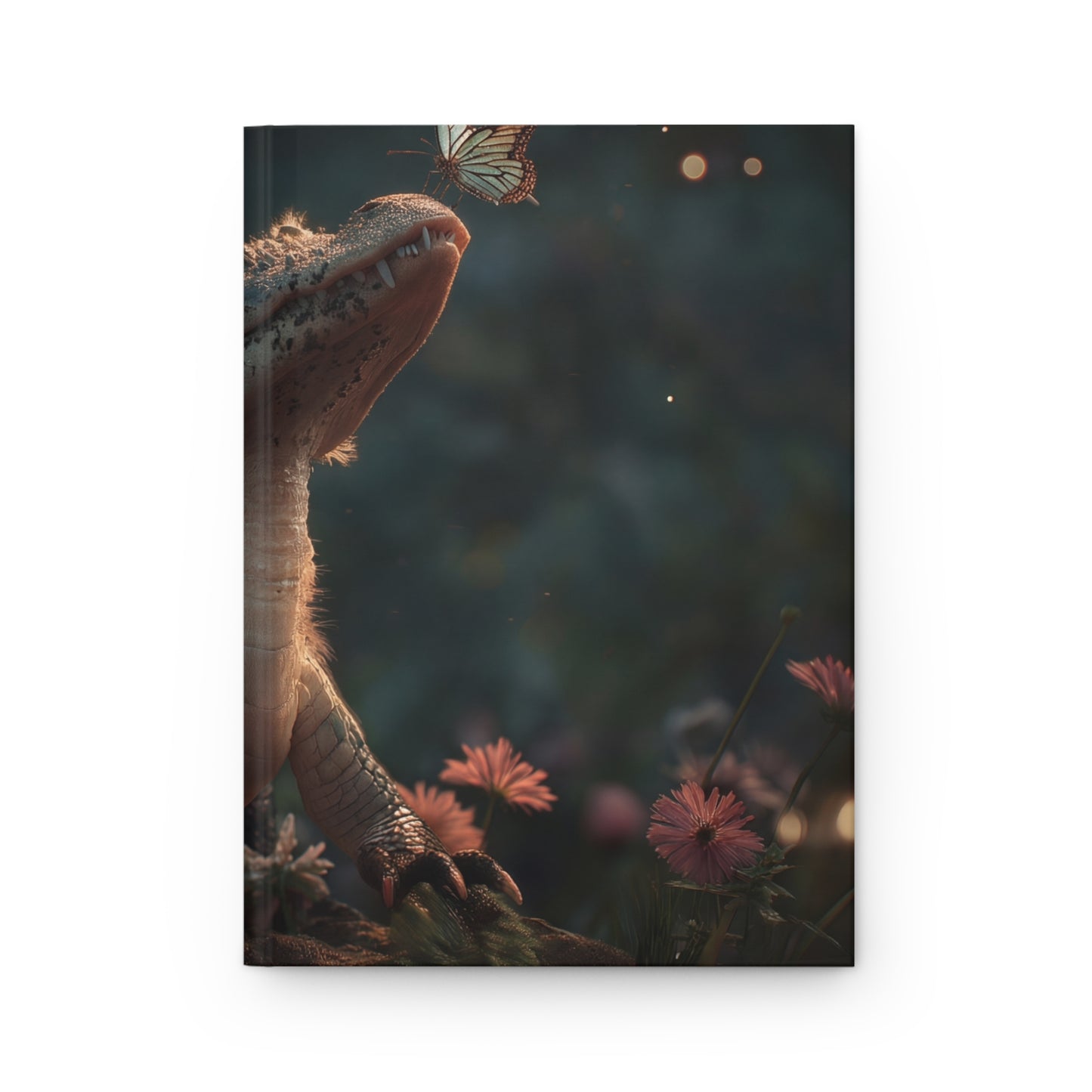 Butterfly Sentinel Hardcover Journal Matte – Twilight Marsh Encounter