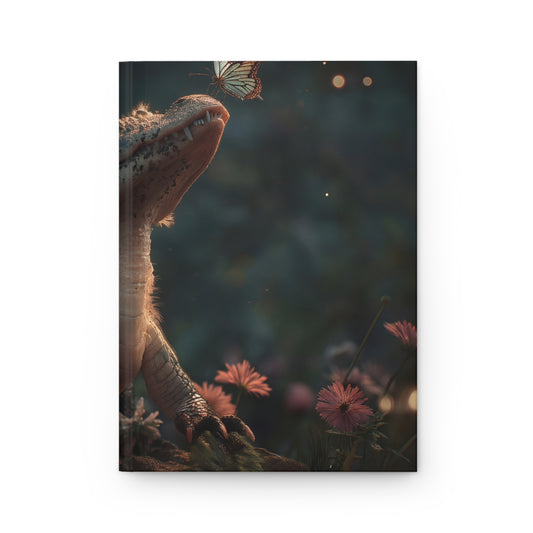 Butterfly Sentinel Hardcover Journal Matte – Twilight Marsh Encounter