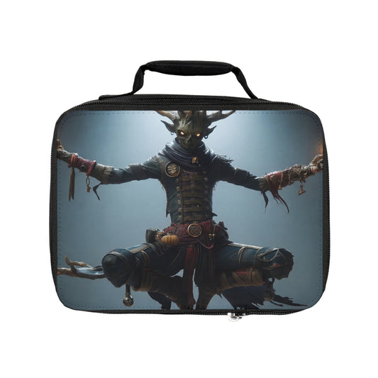 Celestial Warlock Lunch Bag – Floating Ritual in Midnight Light