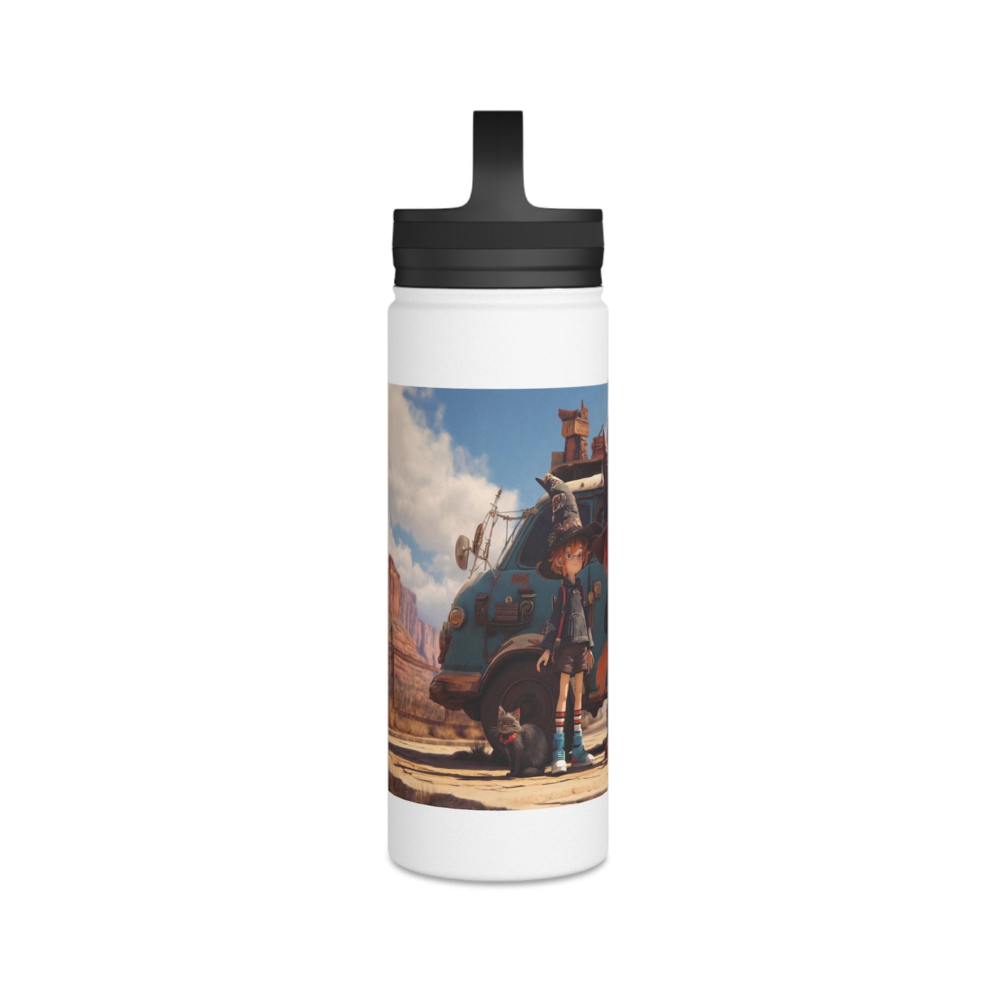 Witch Trio Adventure Water Bottle – Dusty Roadhouse Magic