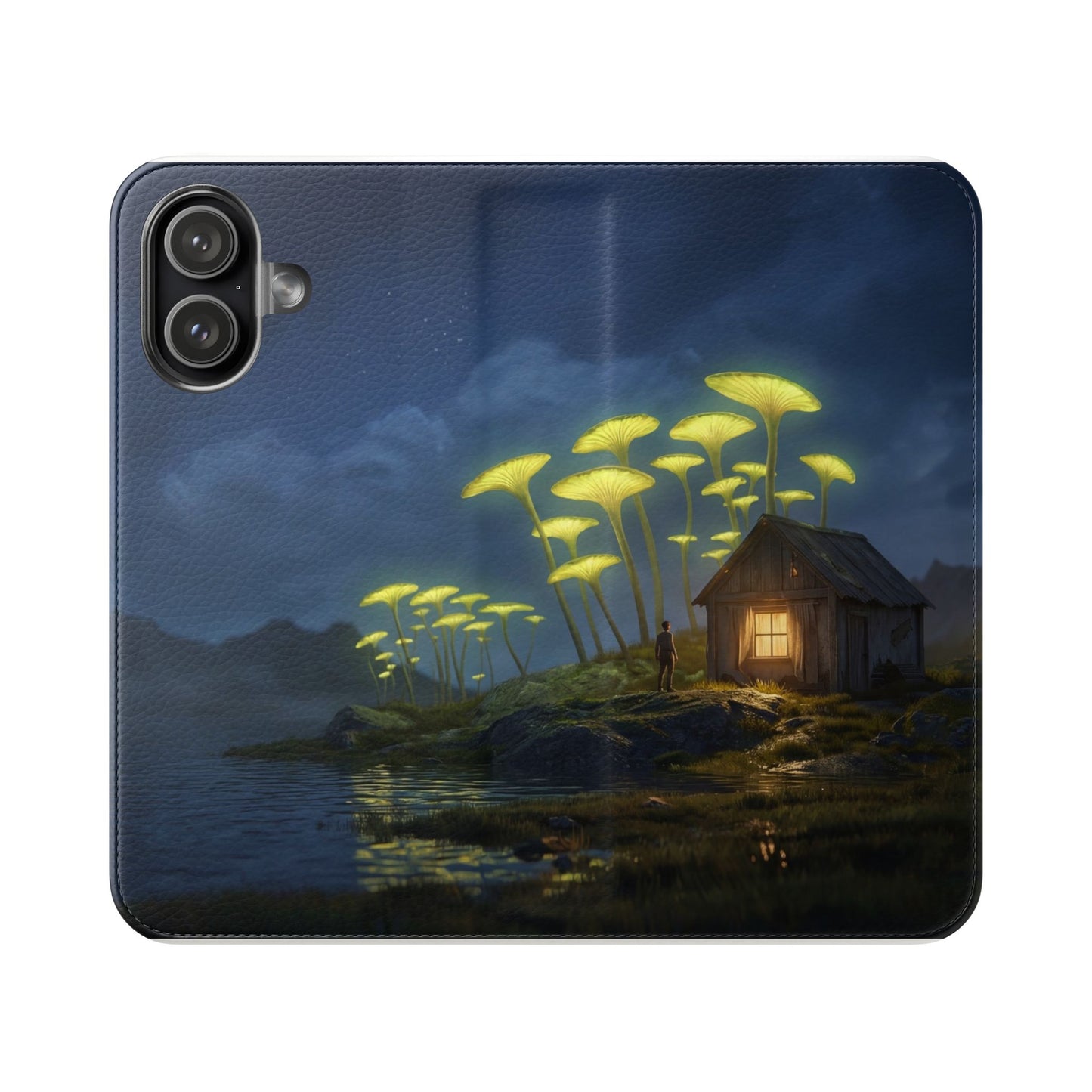 Glowing Mushroom Cottage Flip Cases – Whispering Grove Nightlight