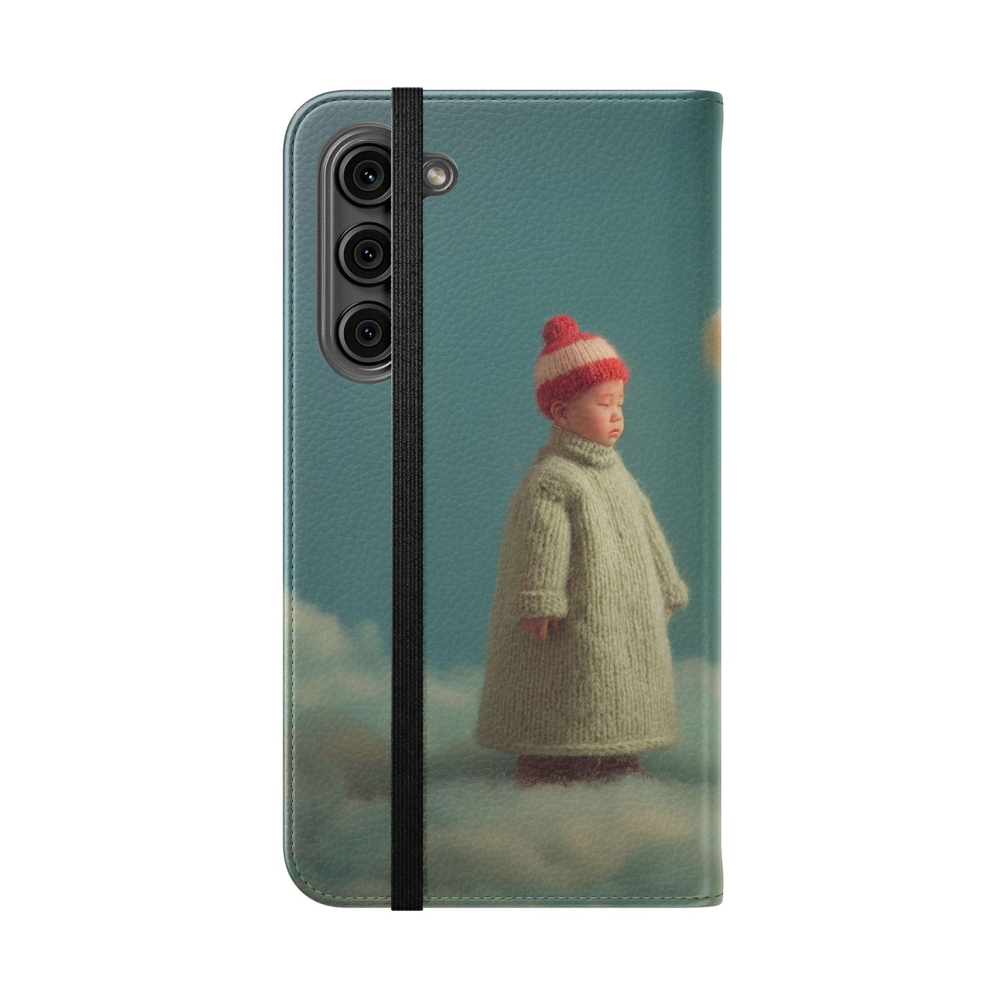 Woolly Dragon & Child Flip Cases – Cloudside Guardians