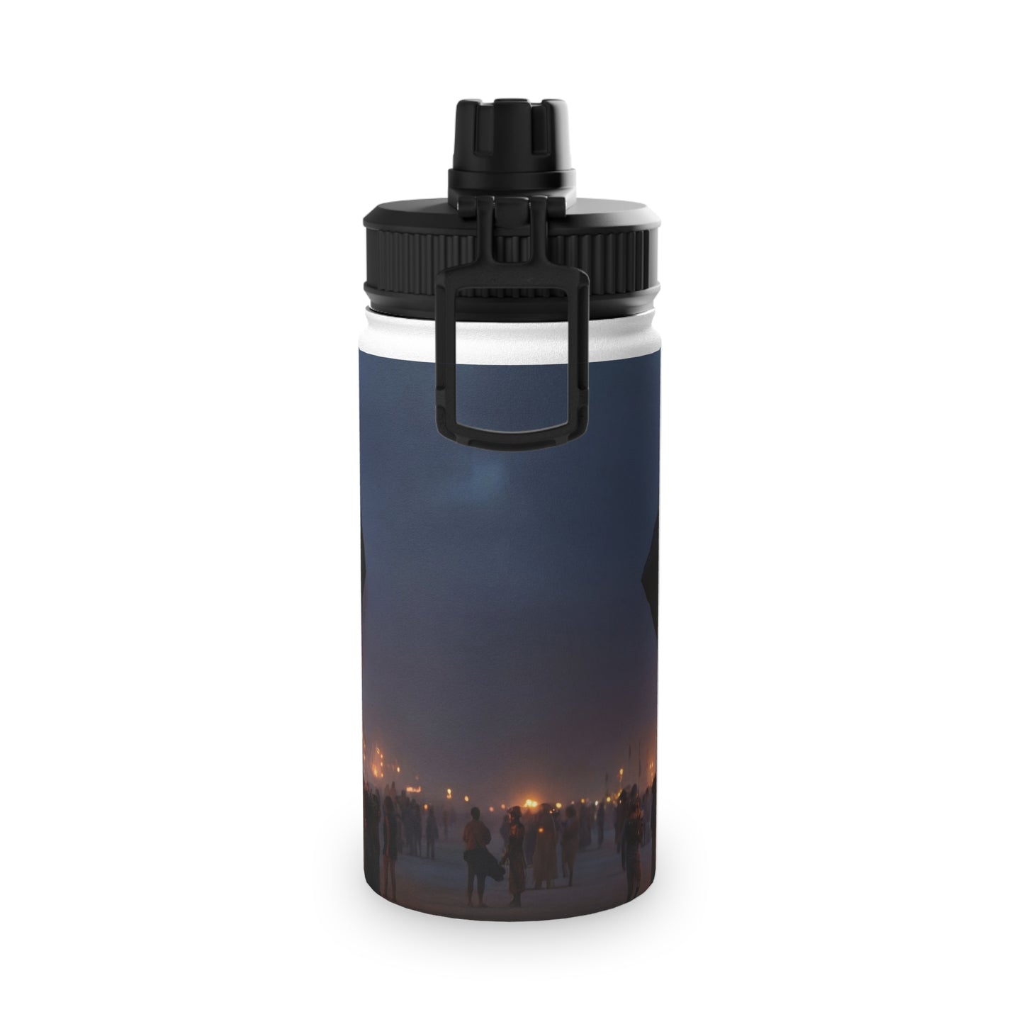 Celestial Cube Water Bottle – Portal to a Starlit Ceremony