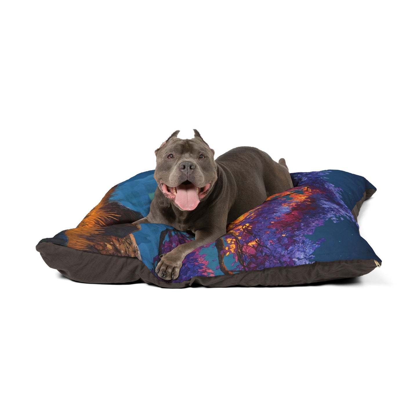 Celestial Tree Pet Bed – Twilight Bloom Dreamscape