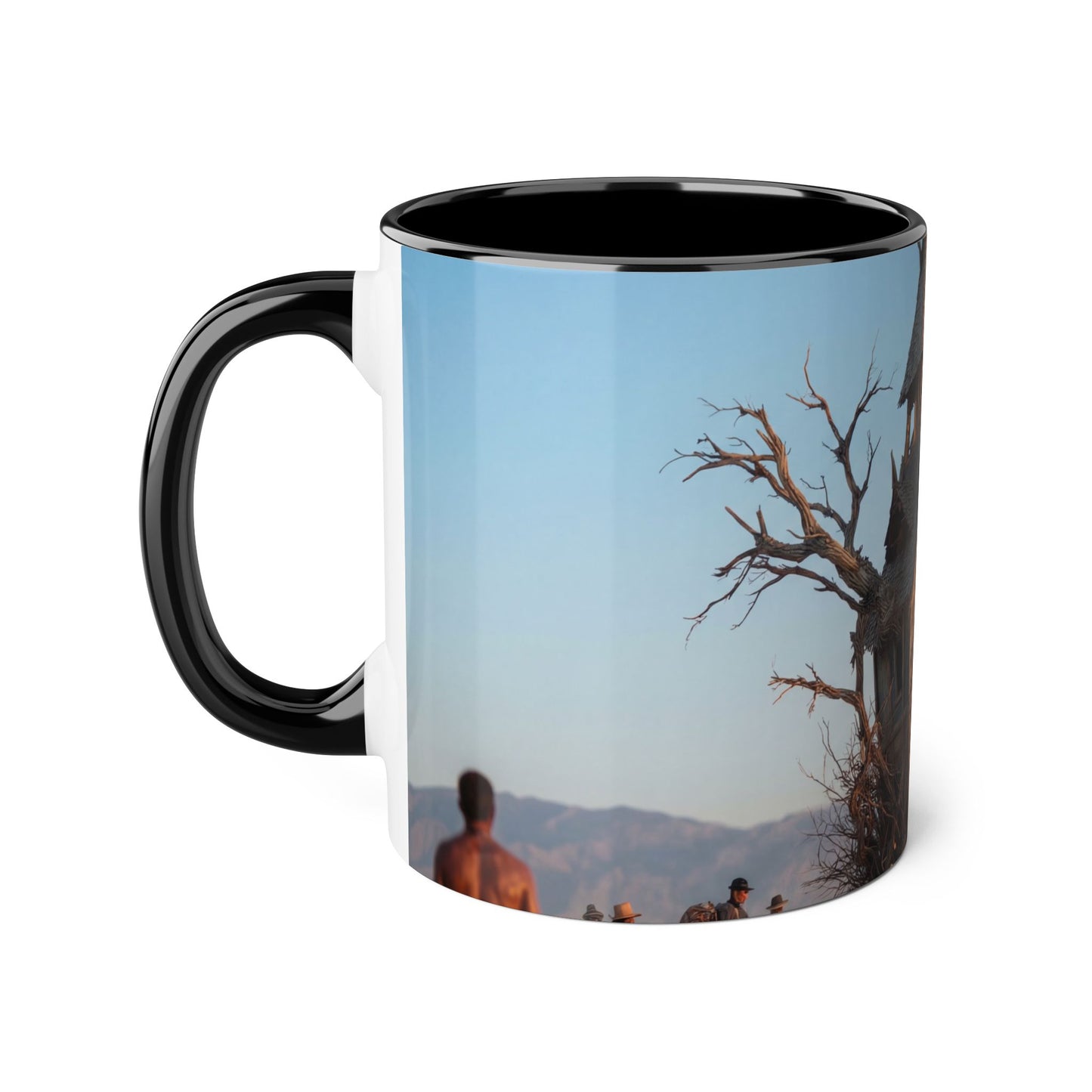 Treehouse Clock Accent Mugs, 11oz – Wanderer’s Hourglass Journey