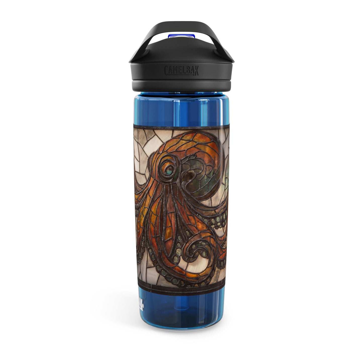 Stained Glass Octopus CamelBak Eddy® Water Bottle, 20oz\25oz – Amber Depths & Iron Lace