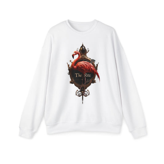 Flamingo Clock The Ritz – Ornate Brass Timepiece Sweatshirt