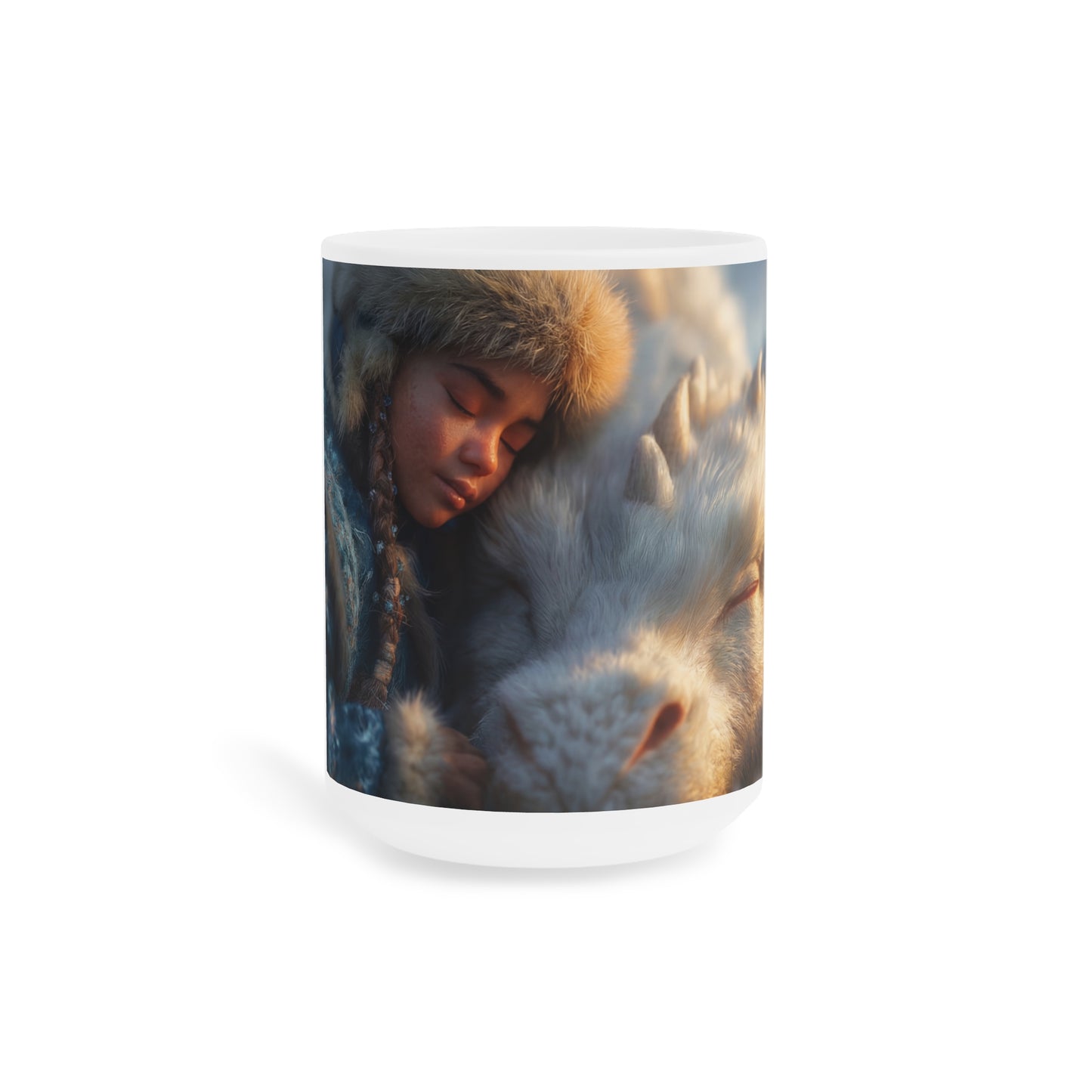 Snowbound Sentinel Ceramic Mugs (11oz\15oz\20oz) – Warmth of Winter’s Quiet Pact