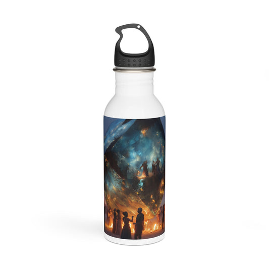 Celestial Cube Water Bottle – Portal to the Starlit Void