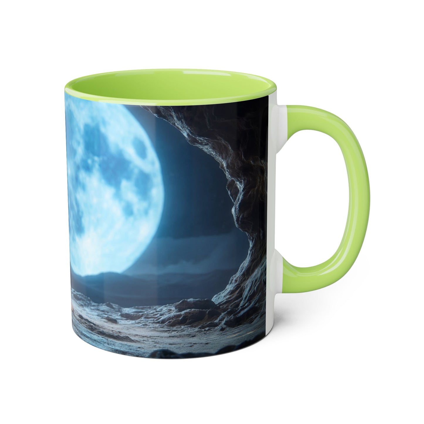 Moonlit Monk Meditation Mug – Serene Night Sanctuary