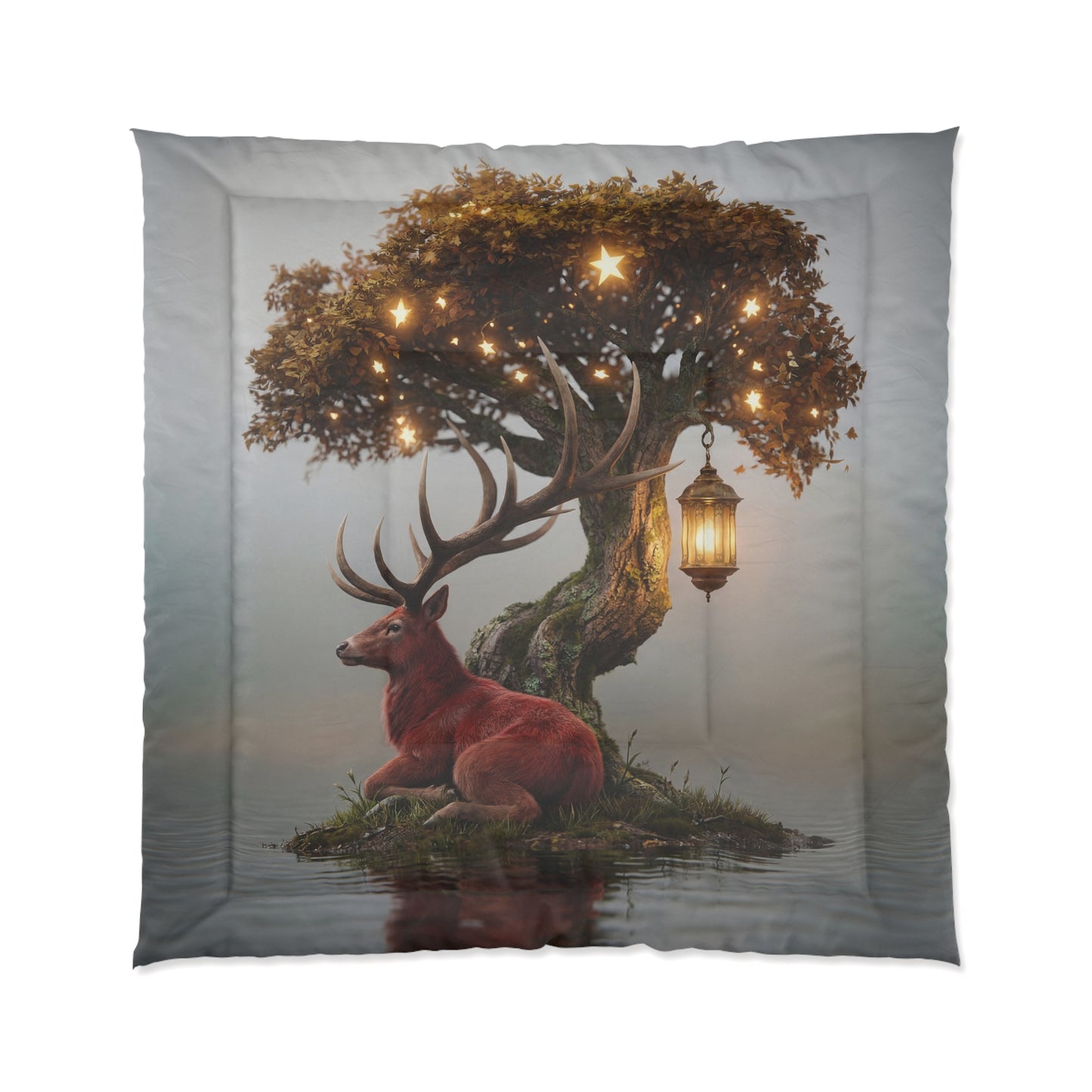 Starlit Stag Comforter – Autumn Grove Dreamscape