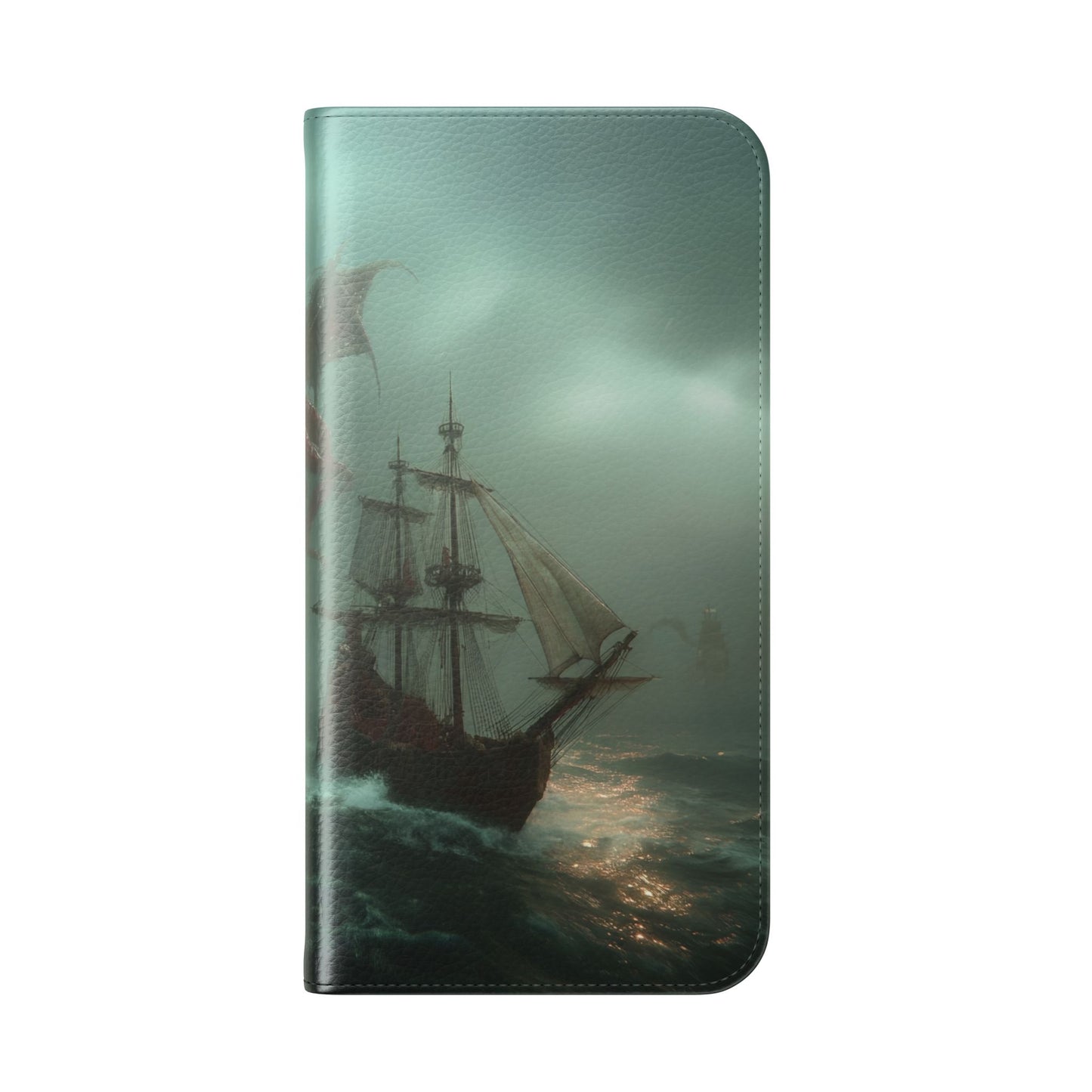Leviathan Dragon Flip Cases – Crimson Sentinel at Sea