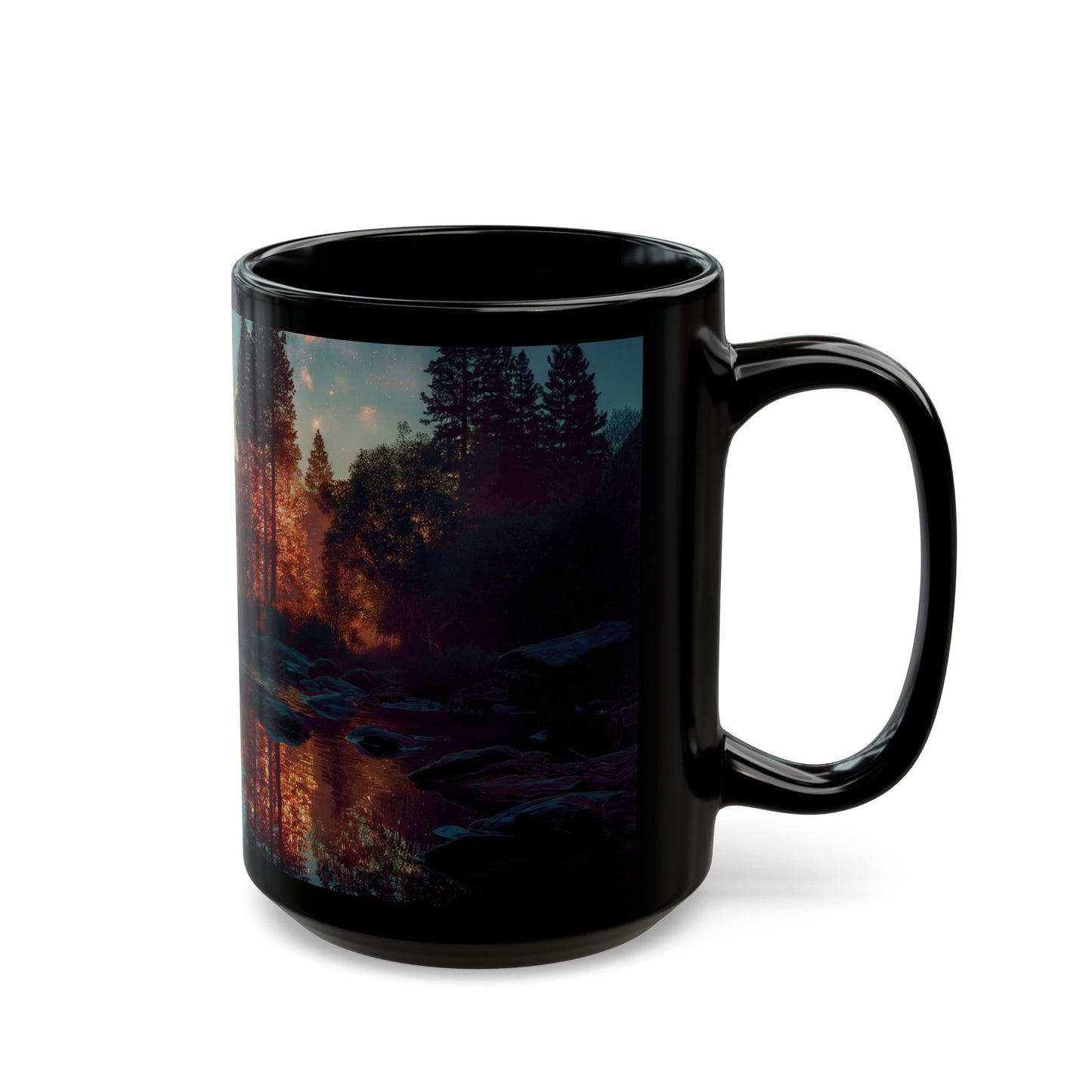 Starlit River Reflection Mug – Half Dome’s Quiet Twilight Glow
