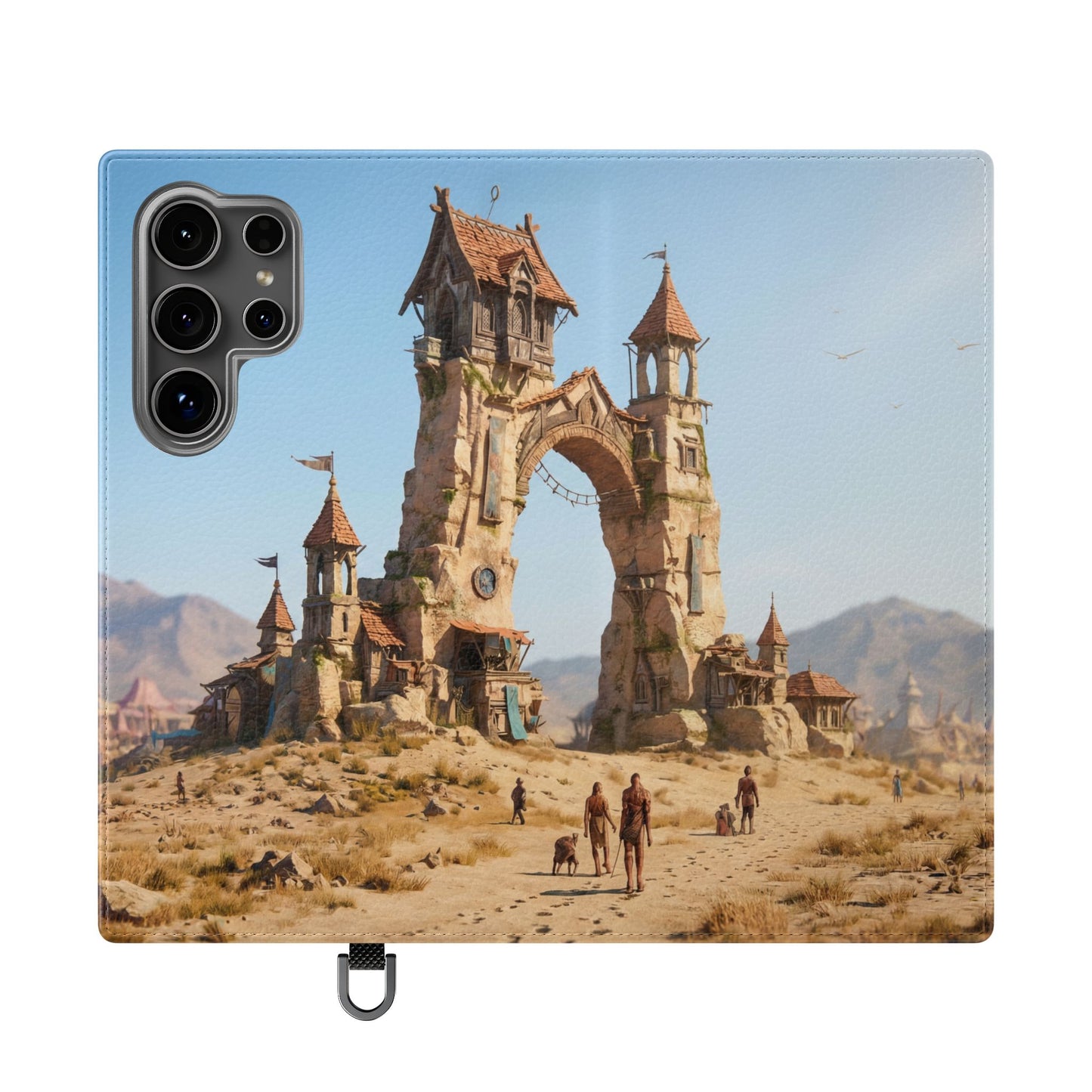 Desert Sentinel Gate Flip Cases – Weathered Archway Journey