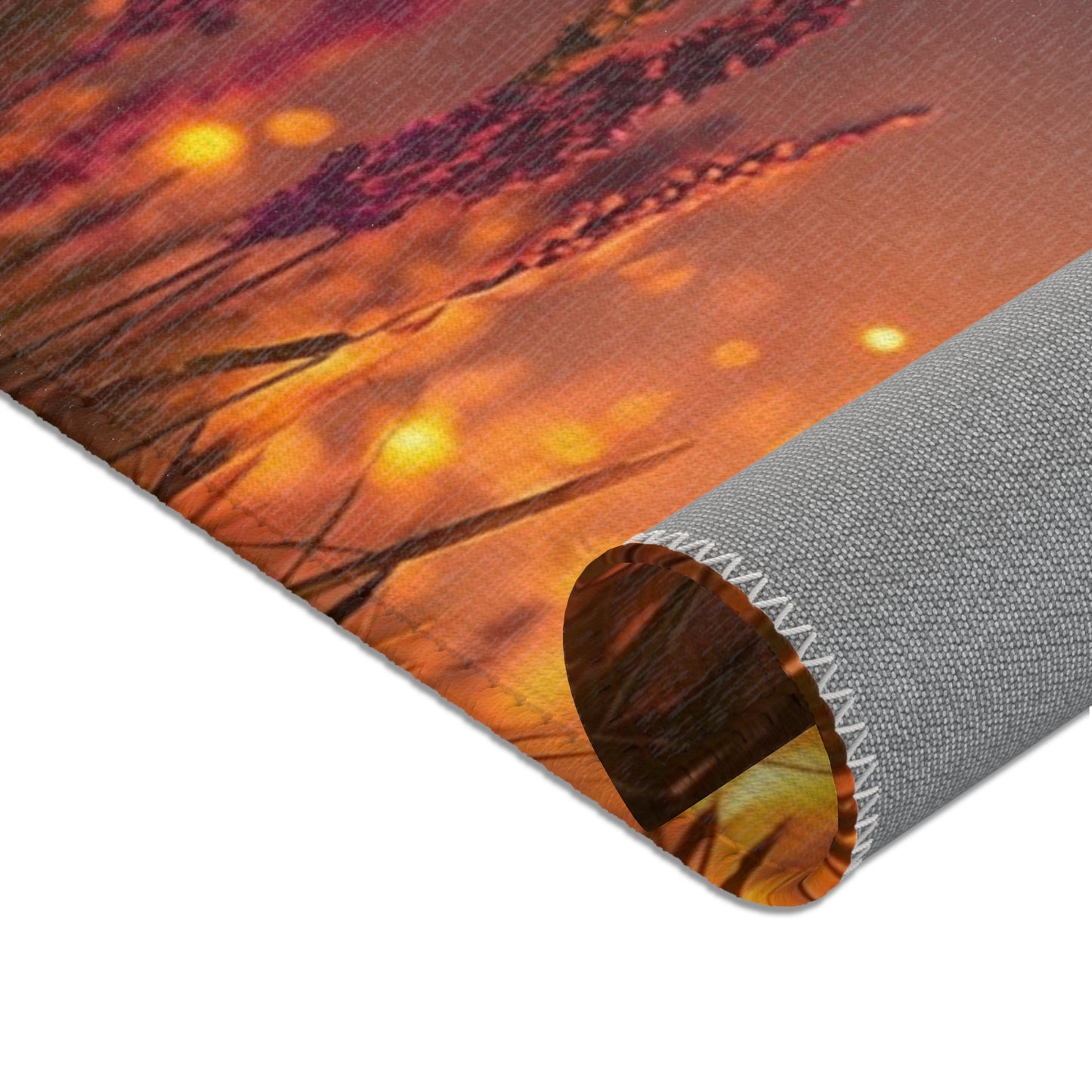 Glowing Dragonfly Area Rug – Twilight Meadow Dreamscape