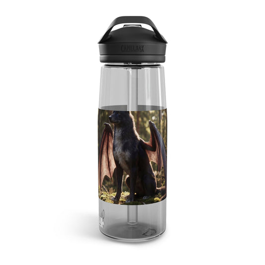 Forest Dragon Wolf CamelBak Eddy® Water Bottle, 20oz\25oz – Twilight Guardian of the Mossy Glade