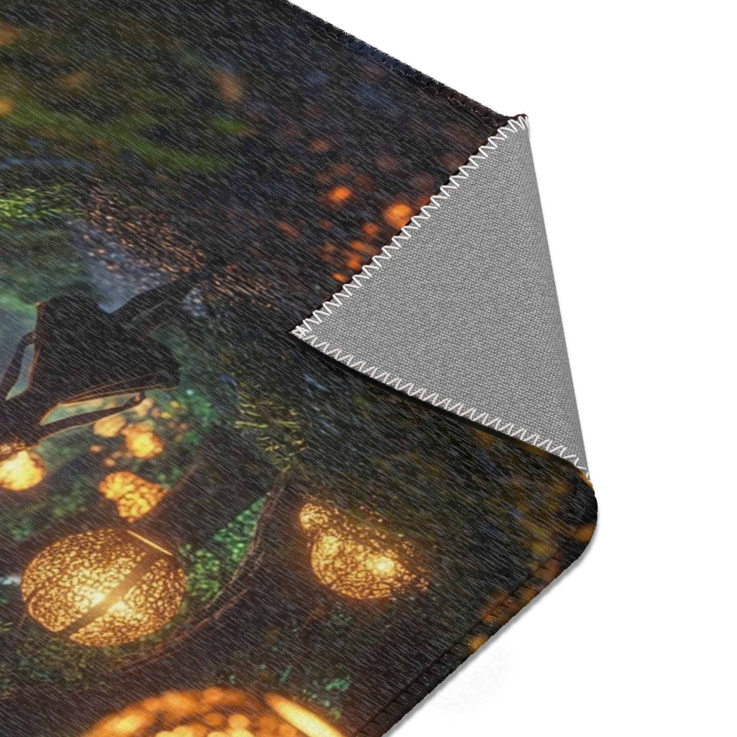 Lantern Grove Area Rug – Whispering Path Through Ancient Trees