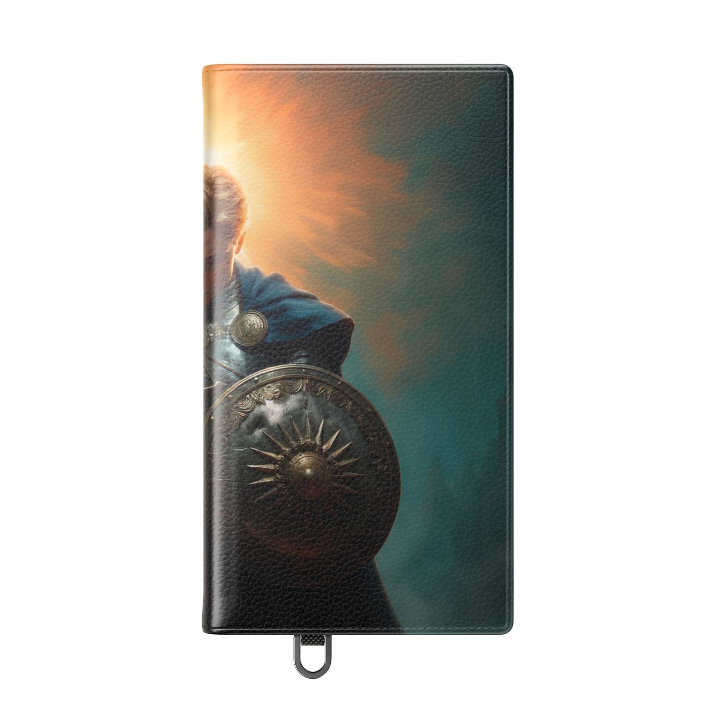 Dawn-Forged Knight Flip Cases – Radiant Armor Against Misty Skies