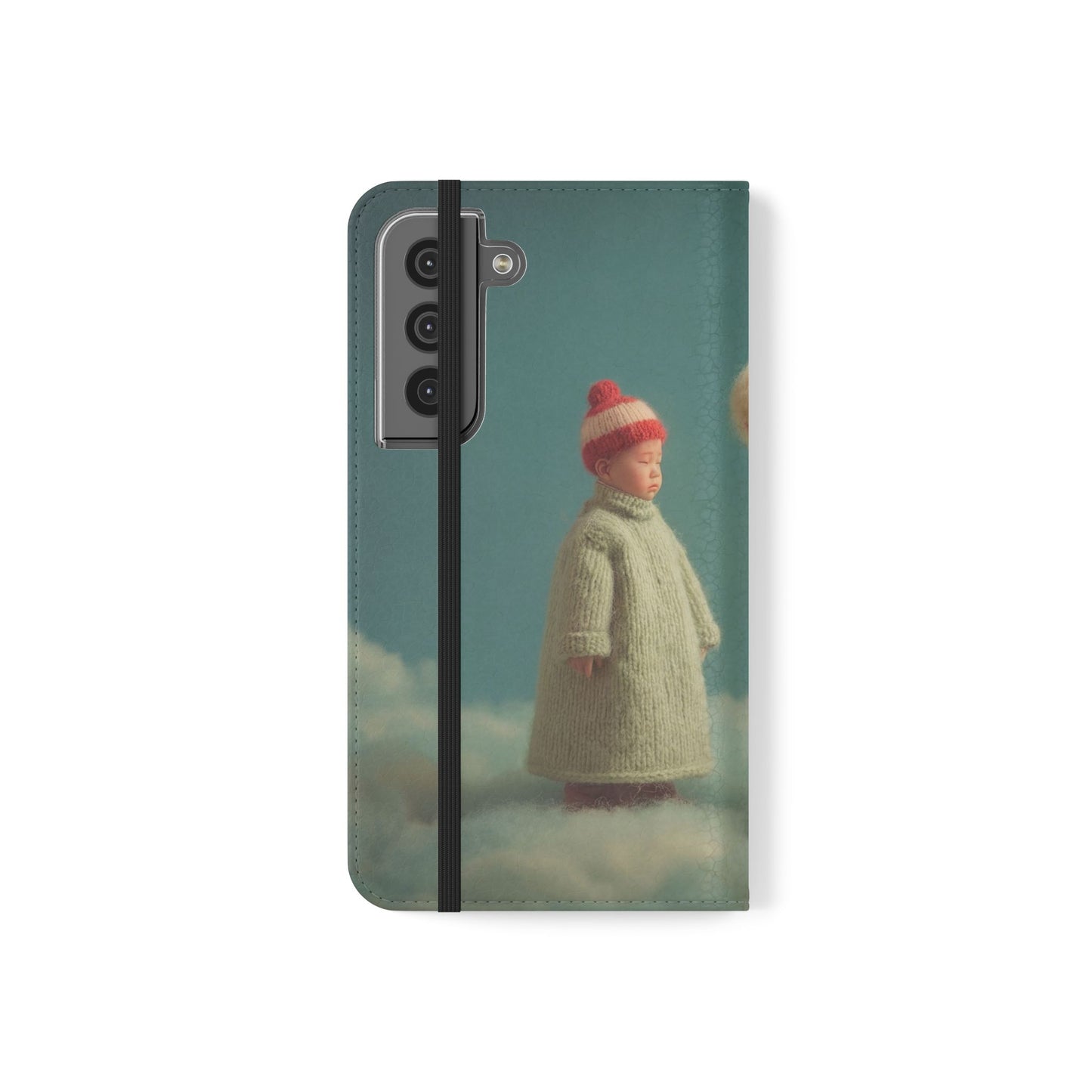 Woolly Dragon & Child Flip Cases – Cloudside Guardians