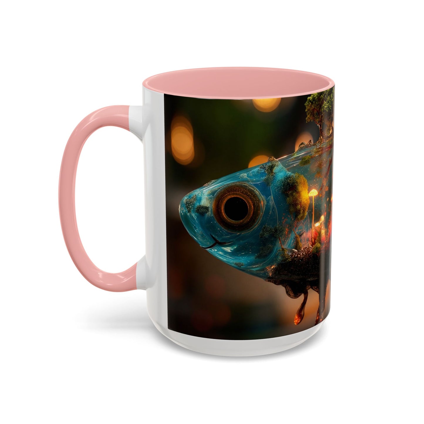 Forest Within Fish Accent Coffee Mug (11, 15oz) – Liquid Garden Dreamscape