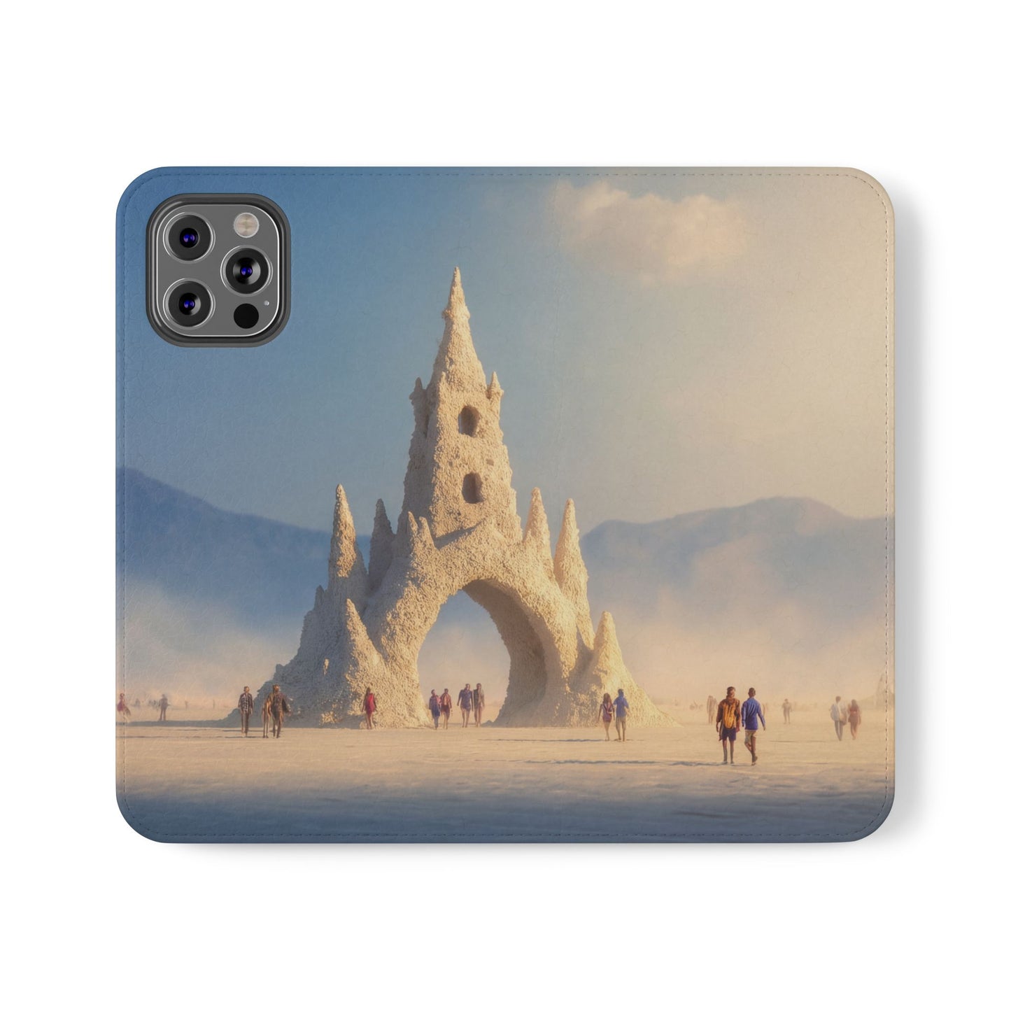 White Tower Flip Cases – Salt Desert Gateway Art