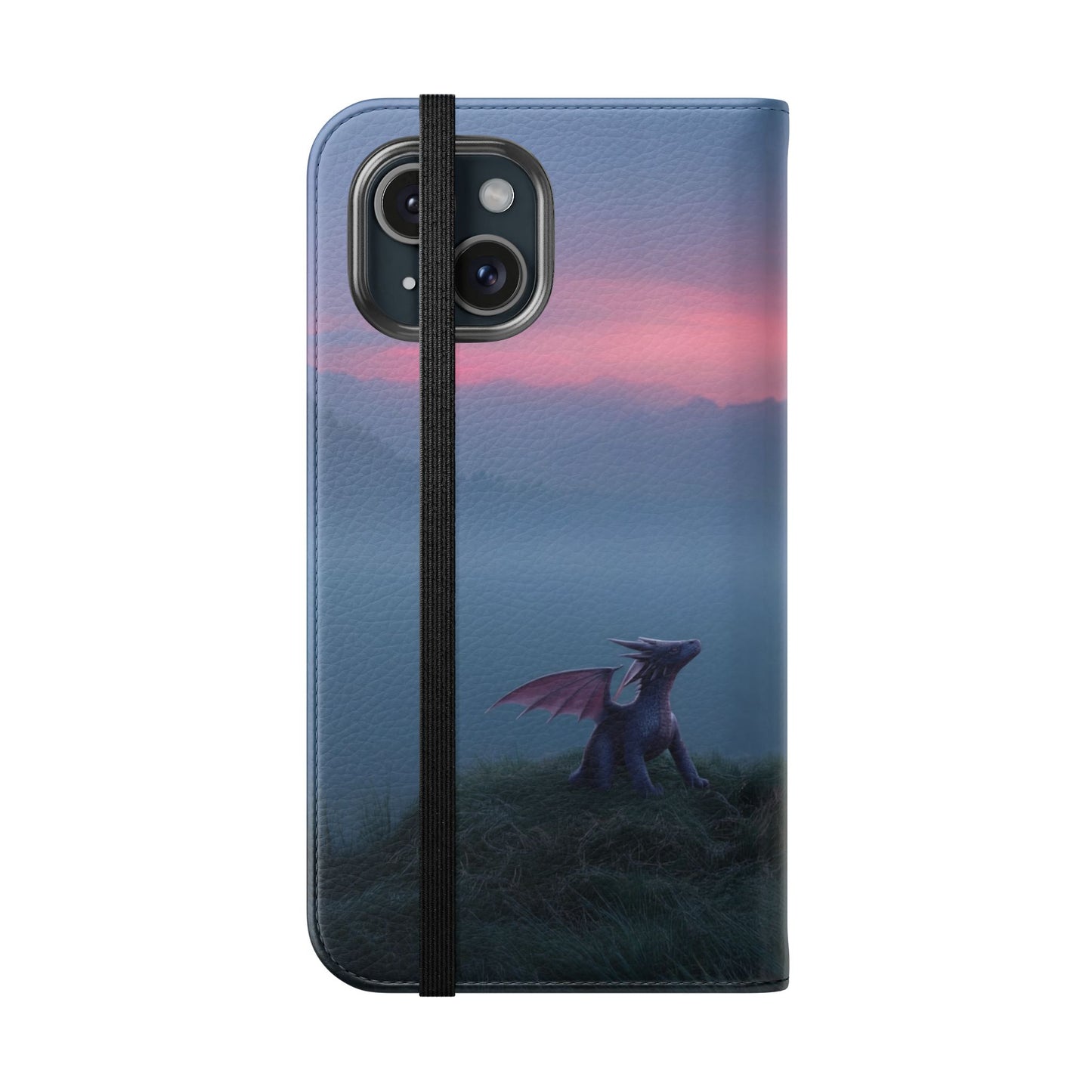 Silent Guardian Flip Cases – Misty Dawn Warrior and Dragon Companion