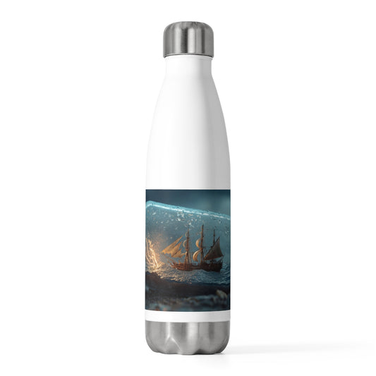 Stormbound Galleon Bottle – Salt-Kissed Seascape in a Glass Jar