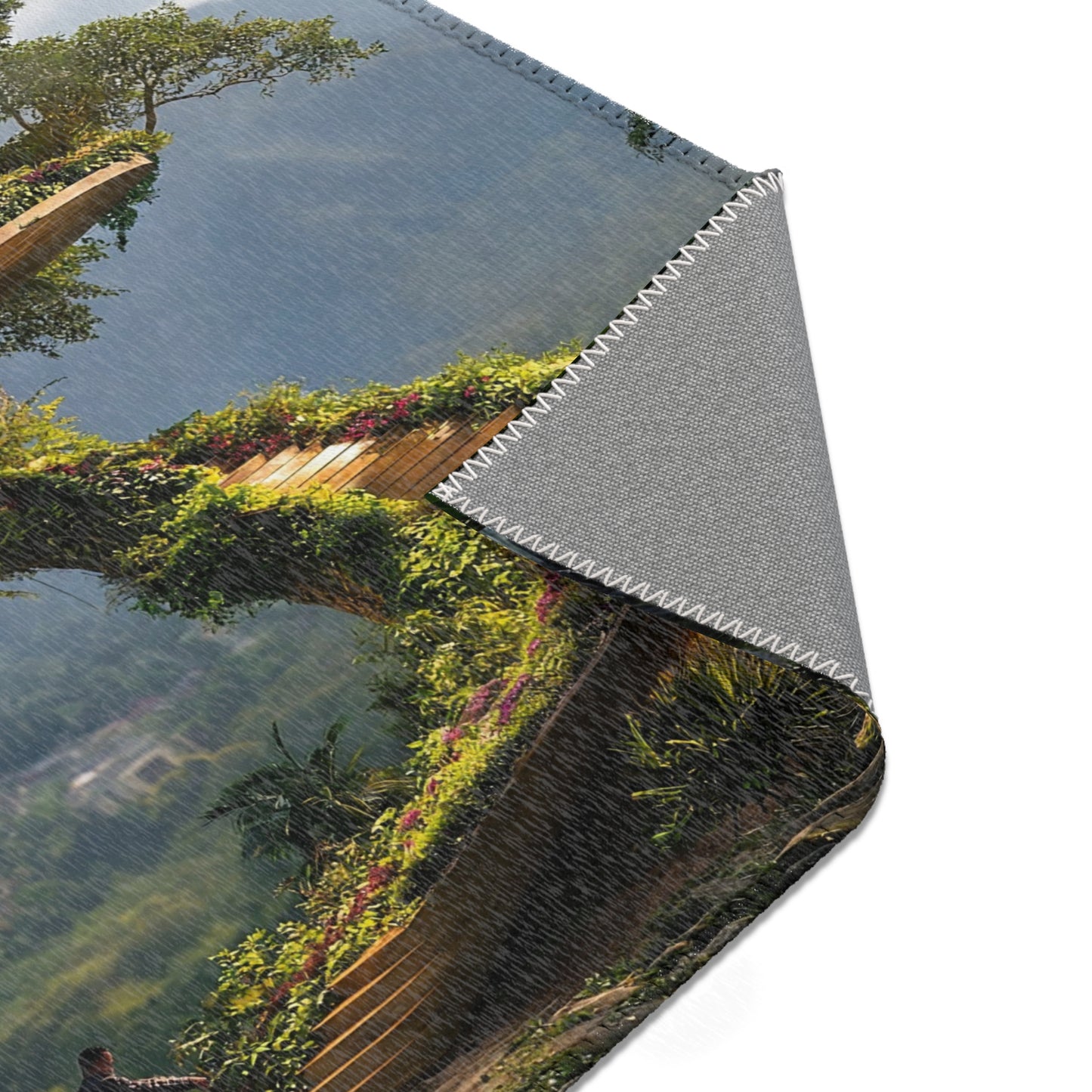 Treehouse Sanctuary Area Rugs – Spiral Staircase to a Forest Haven