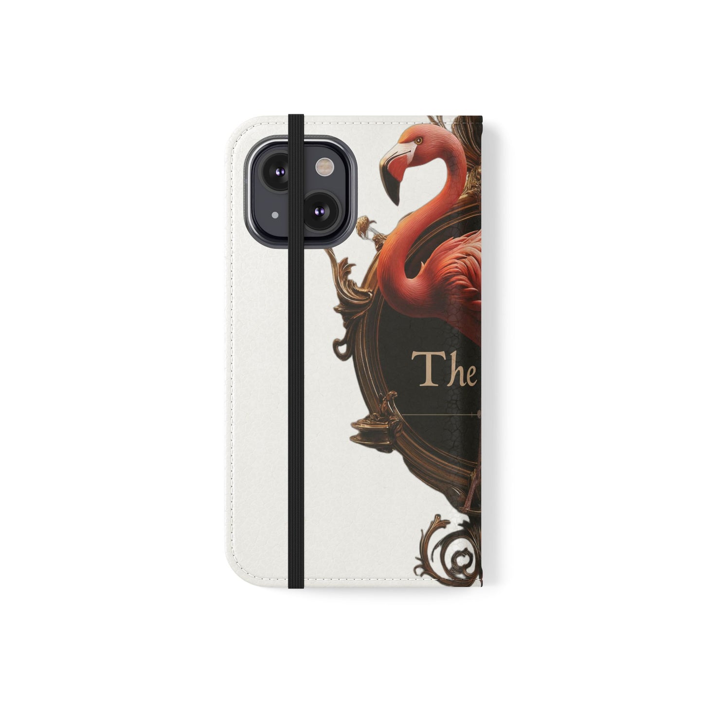 The Ritz Flamingo Flip Cases – Gilded Ornate Frame Art Design