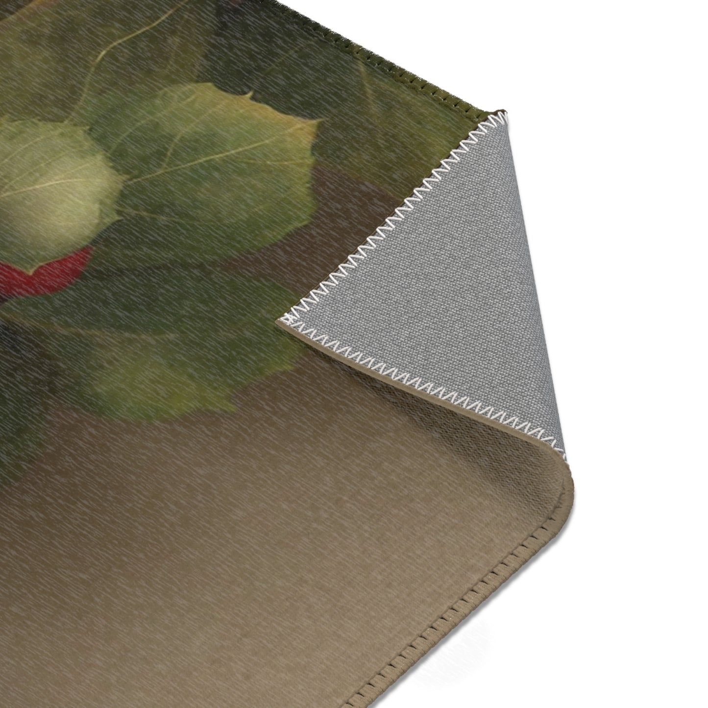 Holly & Blossom Garland Rug – Timeless Winter Reverie