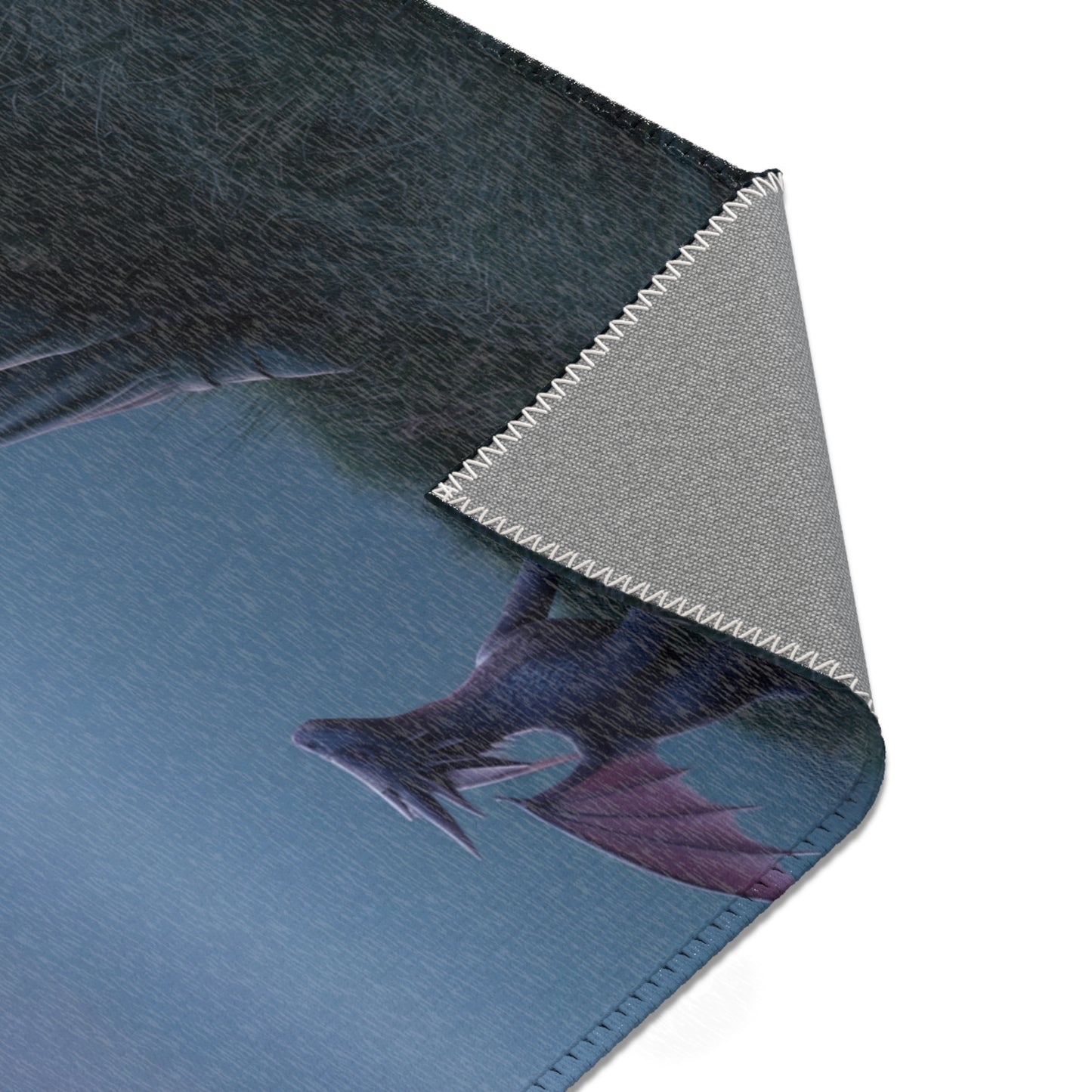 Warrior and Dragon Companion Area Rugs – Twilight Peak Bond