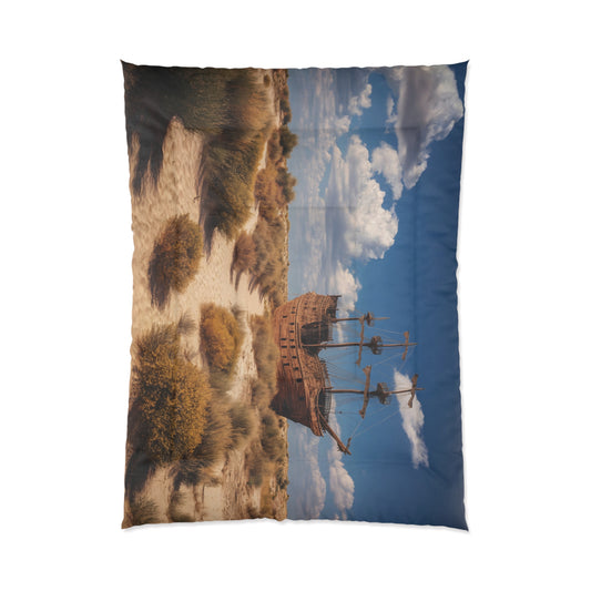 Abandoned Galleon Comforter – Sun-Drenched Desert Mirage