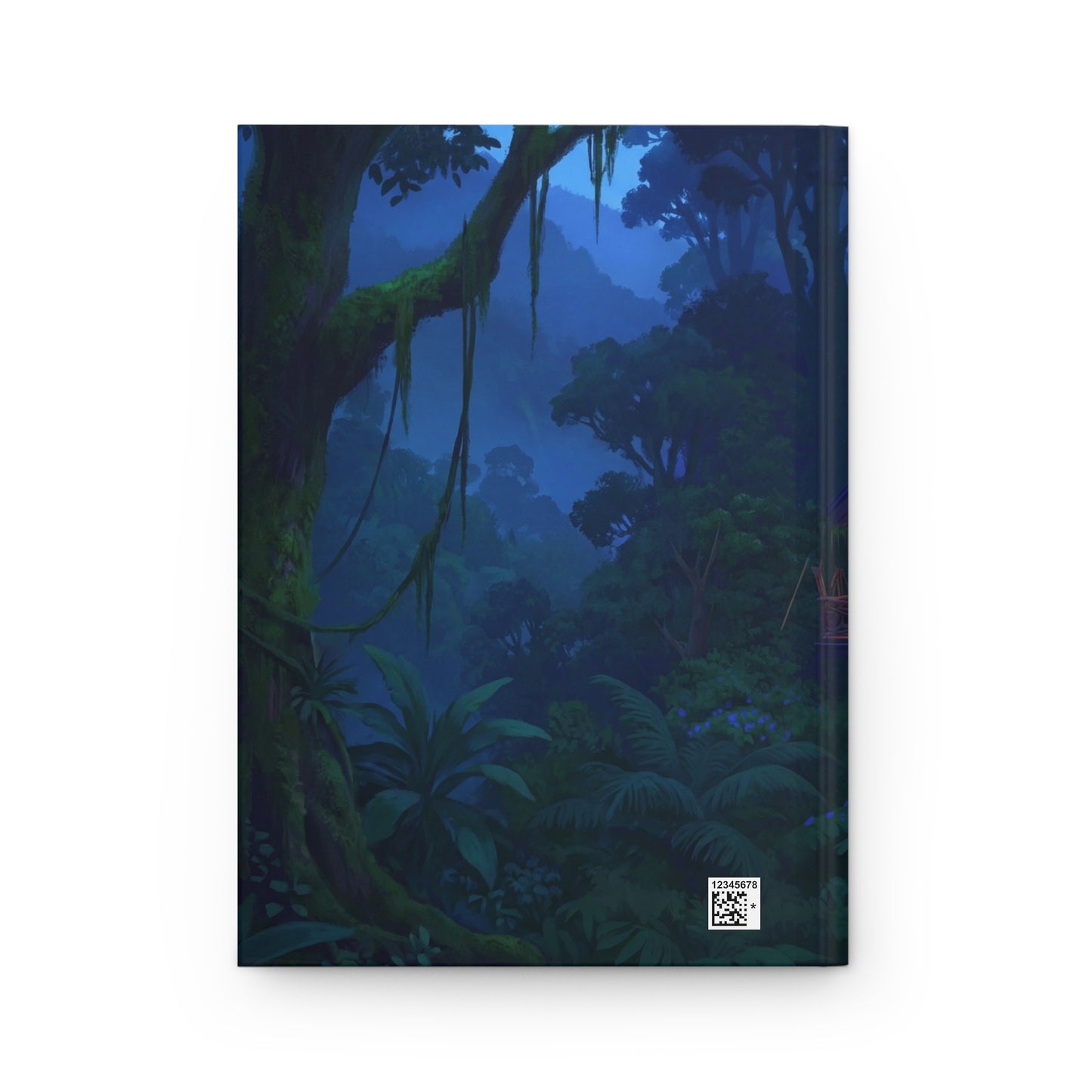 Whispering Jungle Treehouse Journal Matte – Warm Light in the Emerald Depths