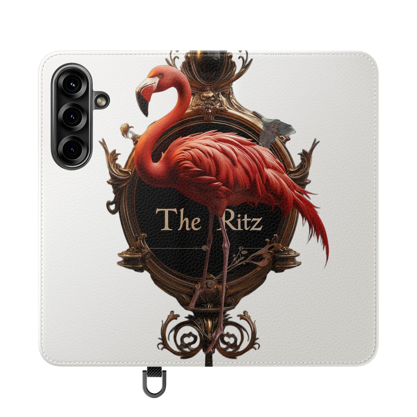 The Ritz Flamingo Flip Cases – Gilded Ornate Frame Art Design