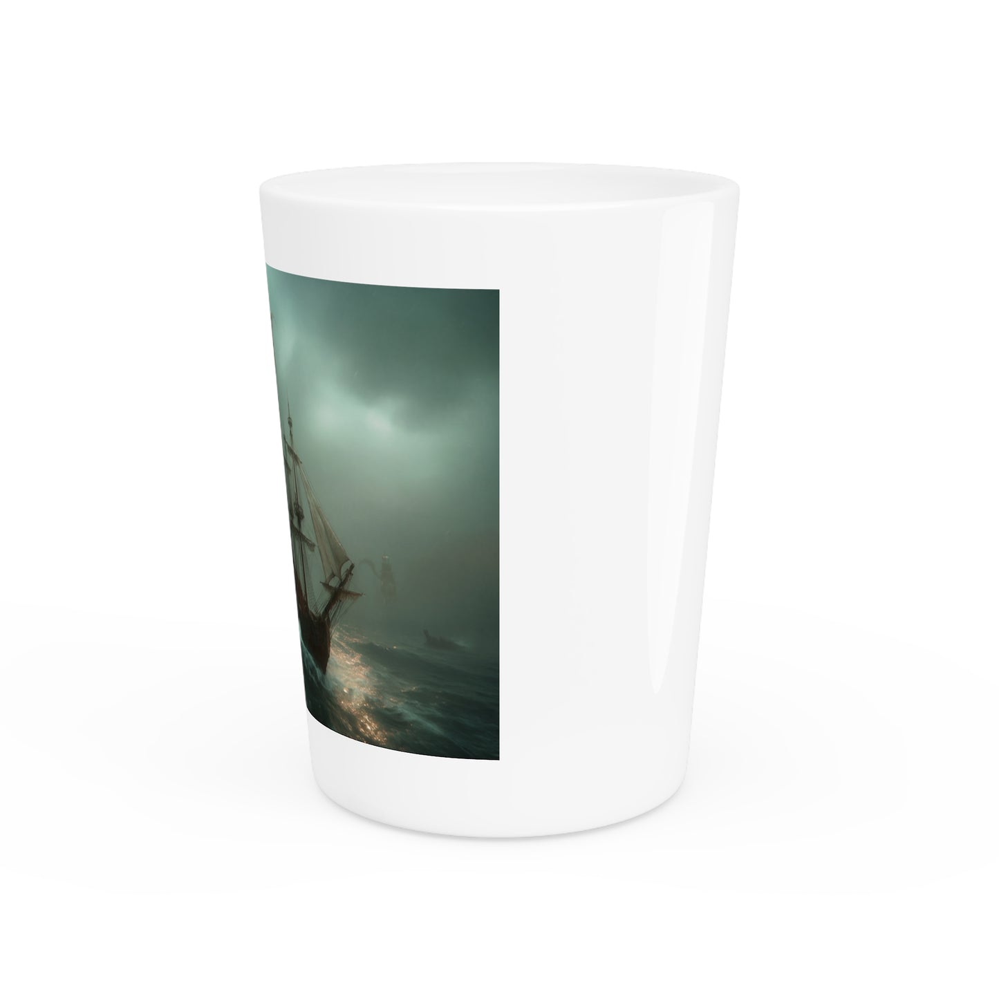 Leviathan Skyship Shot Glass – Crimson Kraken Sentinel Scene