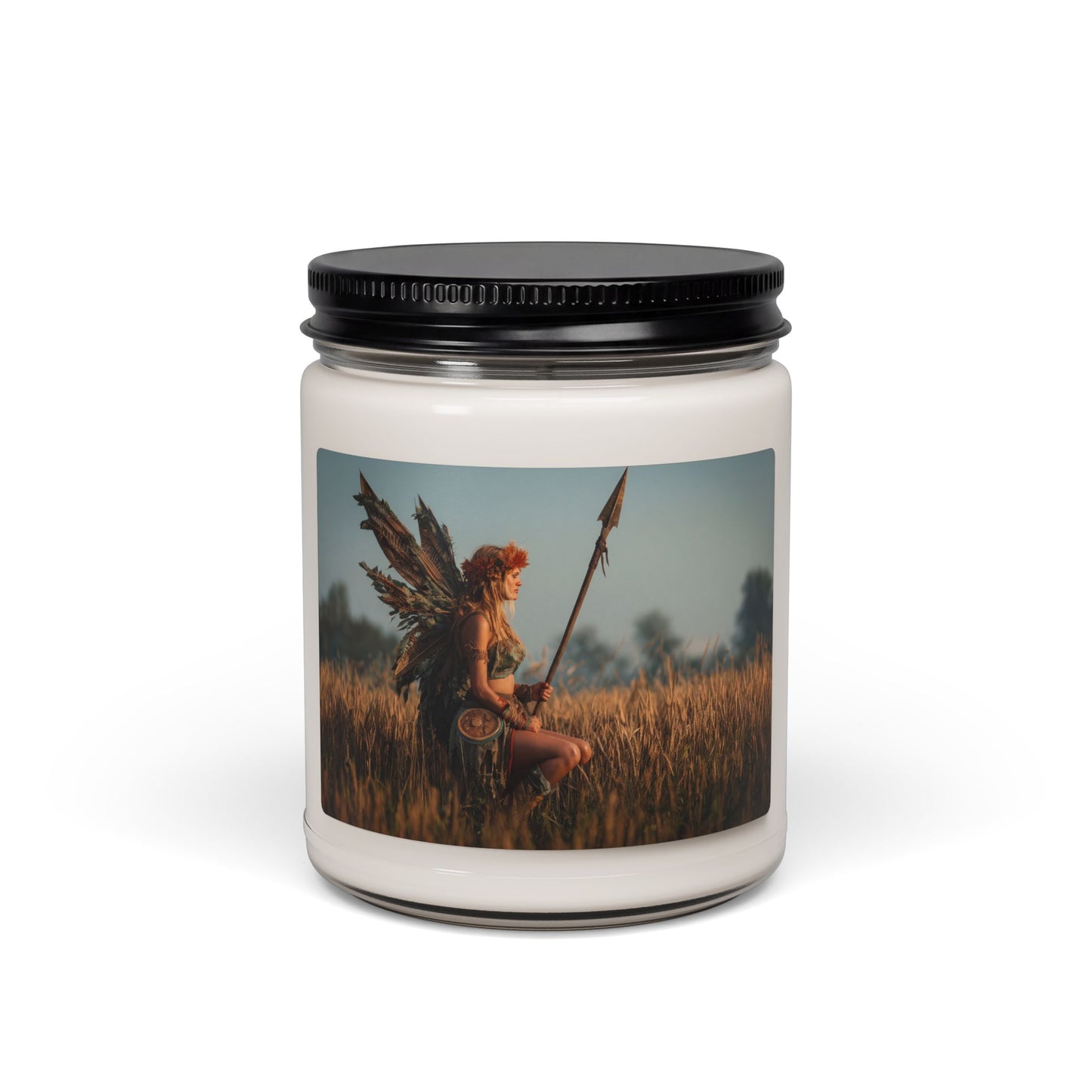 Warrior Goddess of the Golden Field Scented Soy Candle, 9oz – Sunset Sentinel
