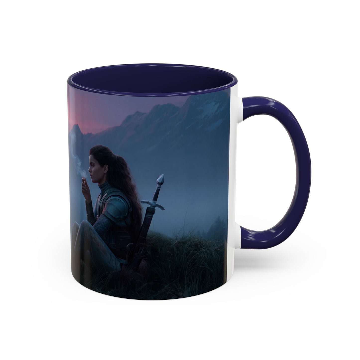 Sentinel and Dragon Accent Coffee Mug (11, 15oz) – Twilight Summit Rest