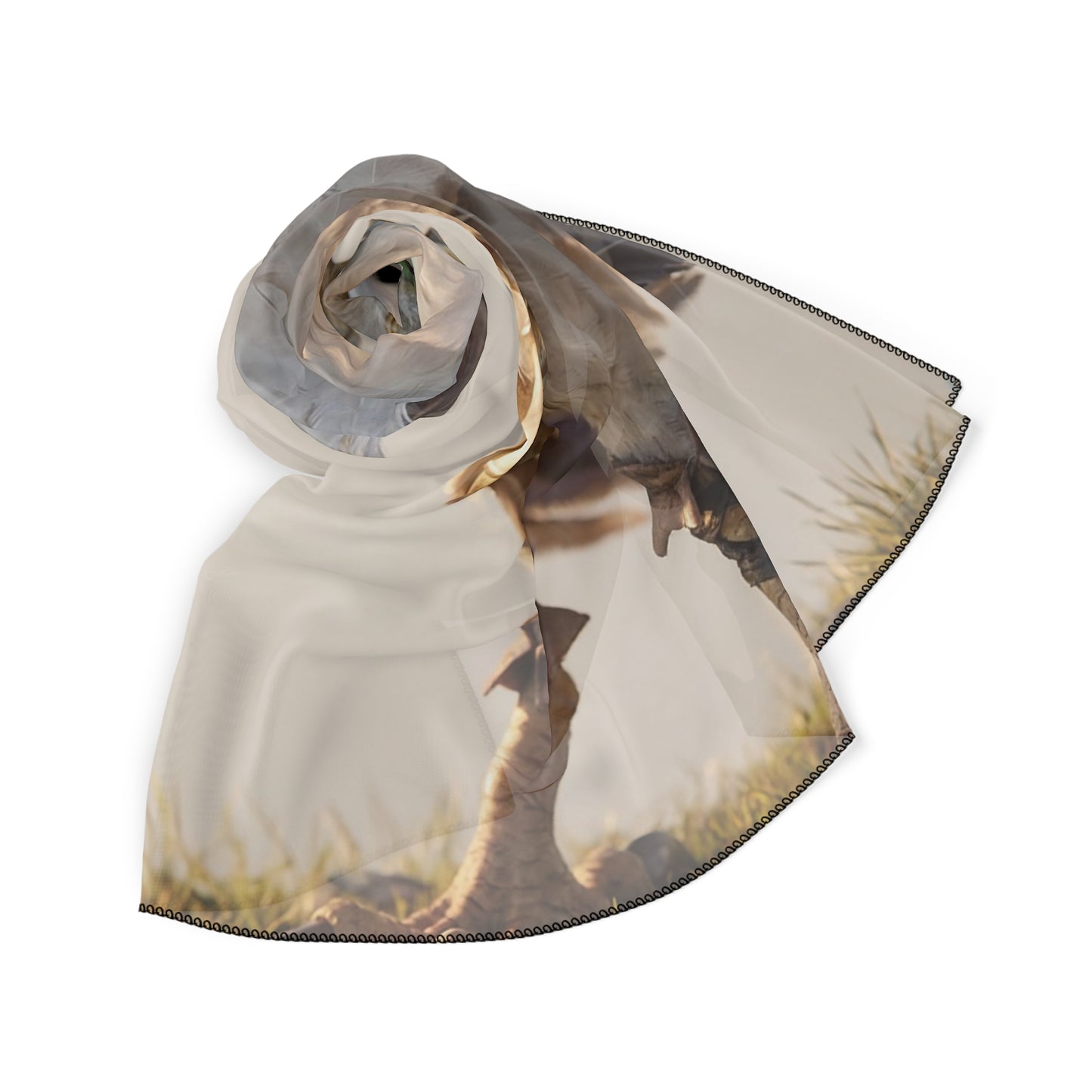 White Eagle Rider Scarf – Sunlit Skyborne Companion