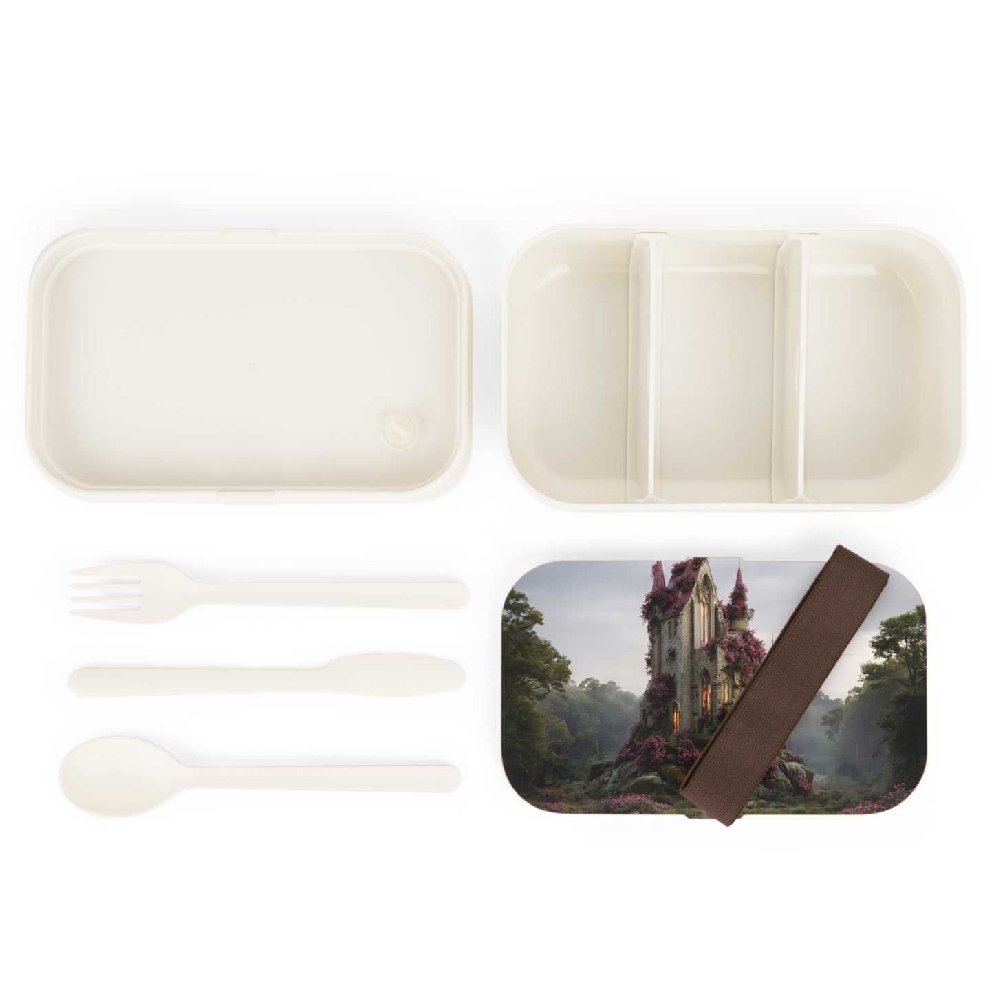 Crimson Rose Castle Bento Lunch Box – Whispers of the Whispering Woods