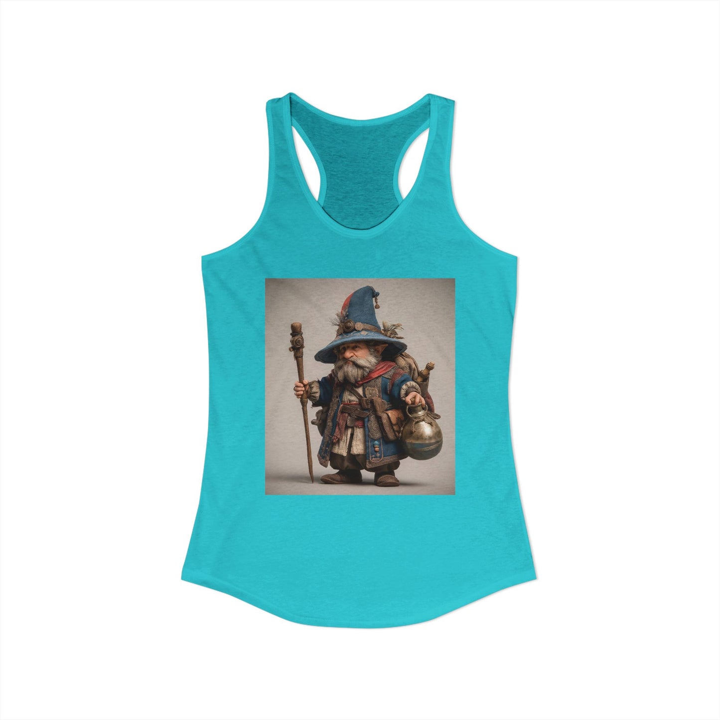 Wanderer Elf Women's Ideal Racerback Tank – Weathered Quest and Blue Robe Journey