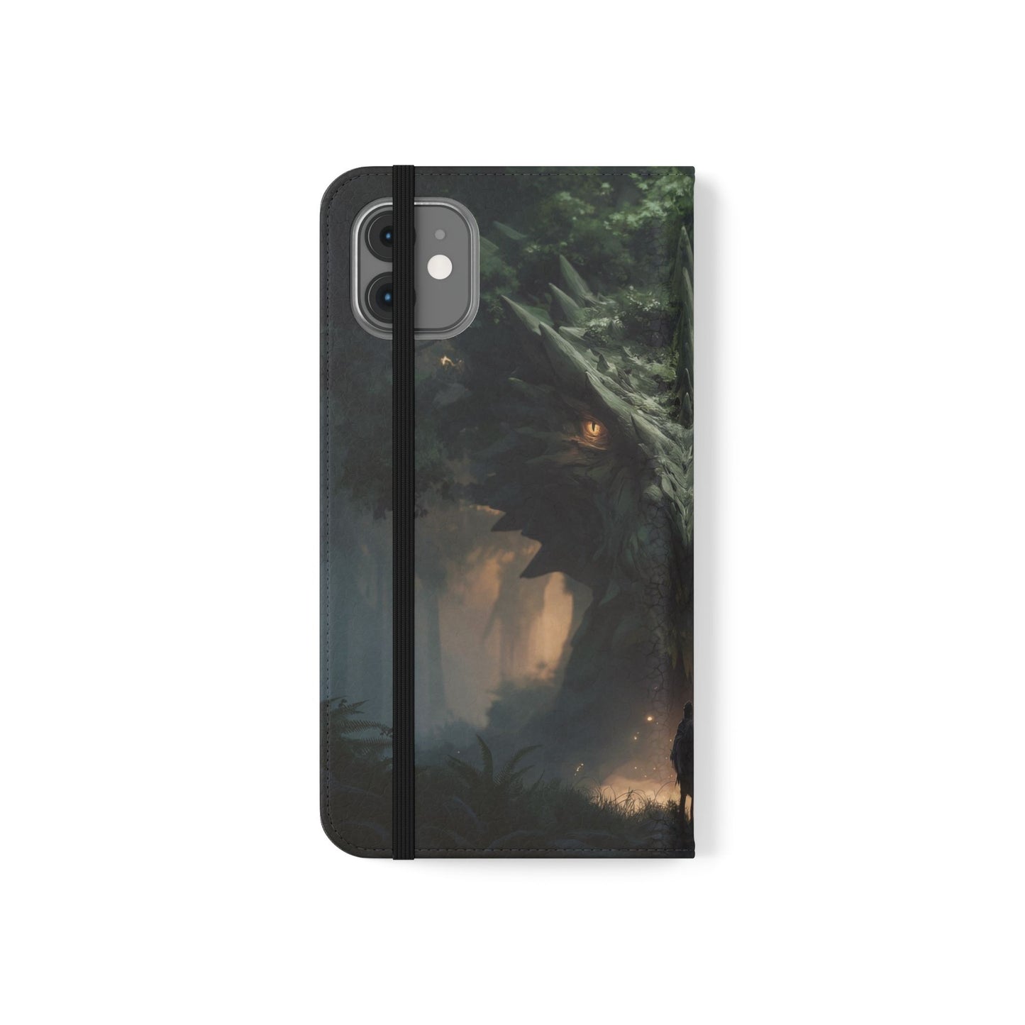 Guardian Beast Flip Cases – Moss-Clad Titan Facing the Wanderer