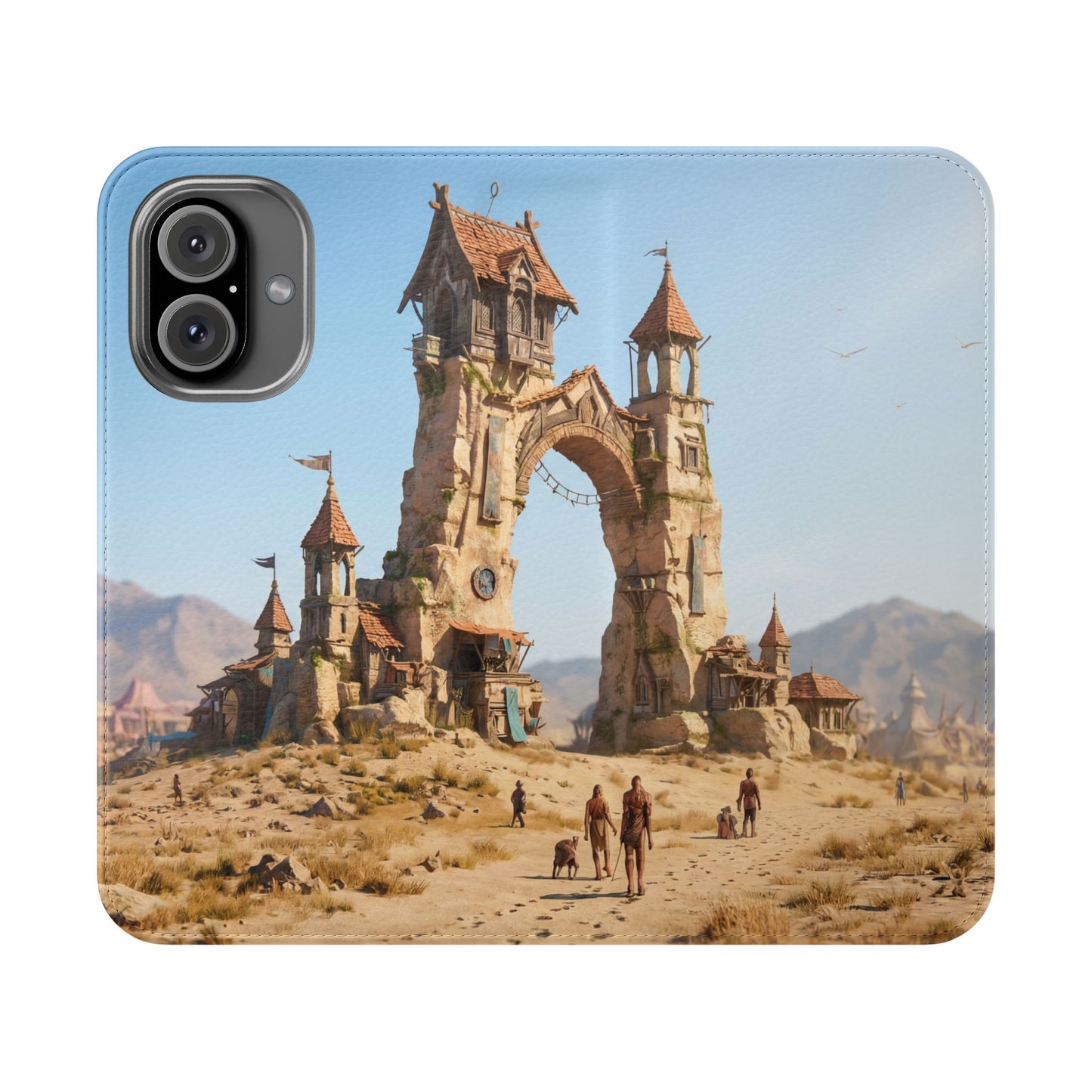 Desert Sentinel Gate Flip Cases – Weathered Archway Journey