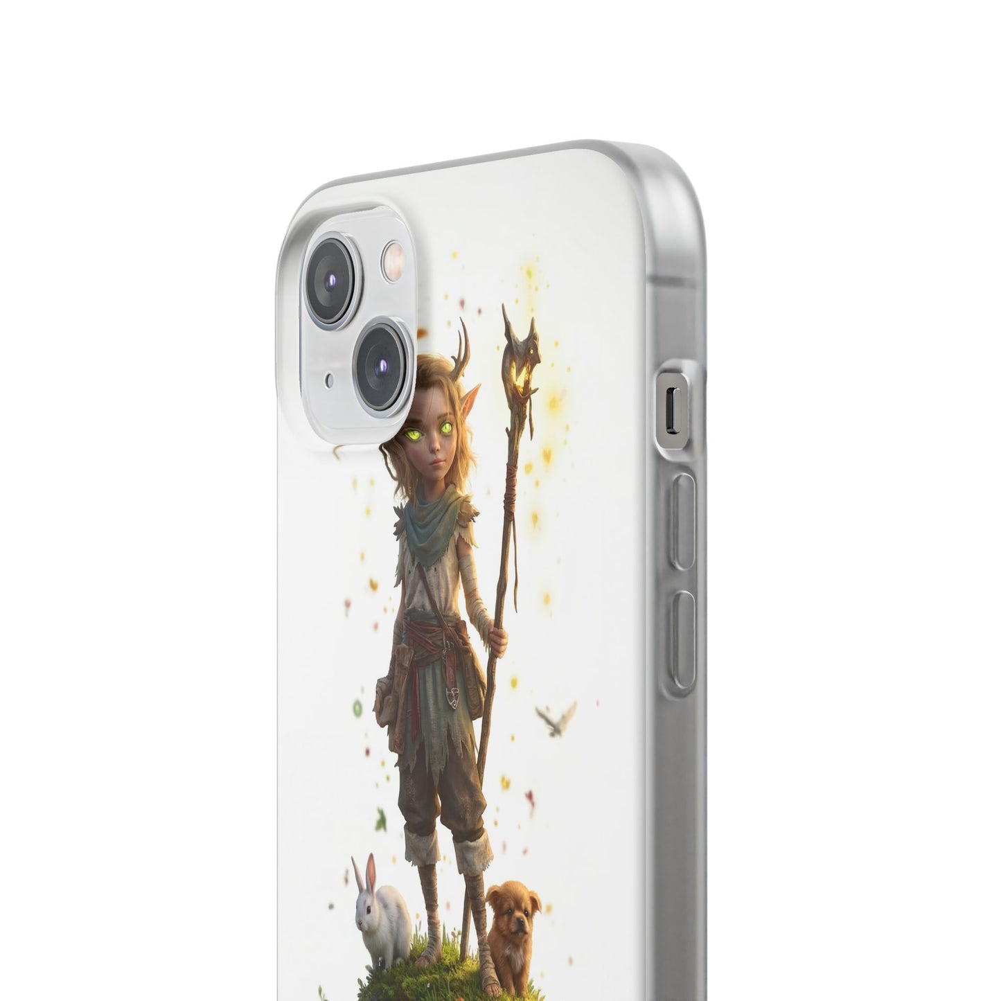 Forest Sentinel Flexi Cases – Luminescent Deerhorn Guardian